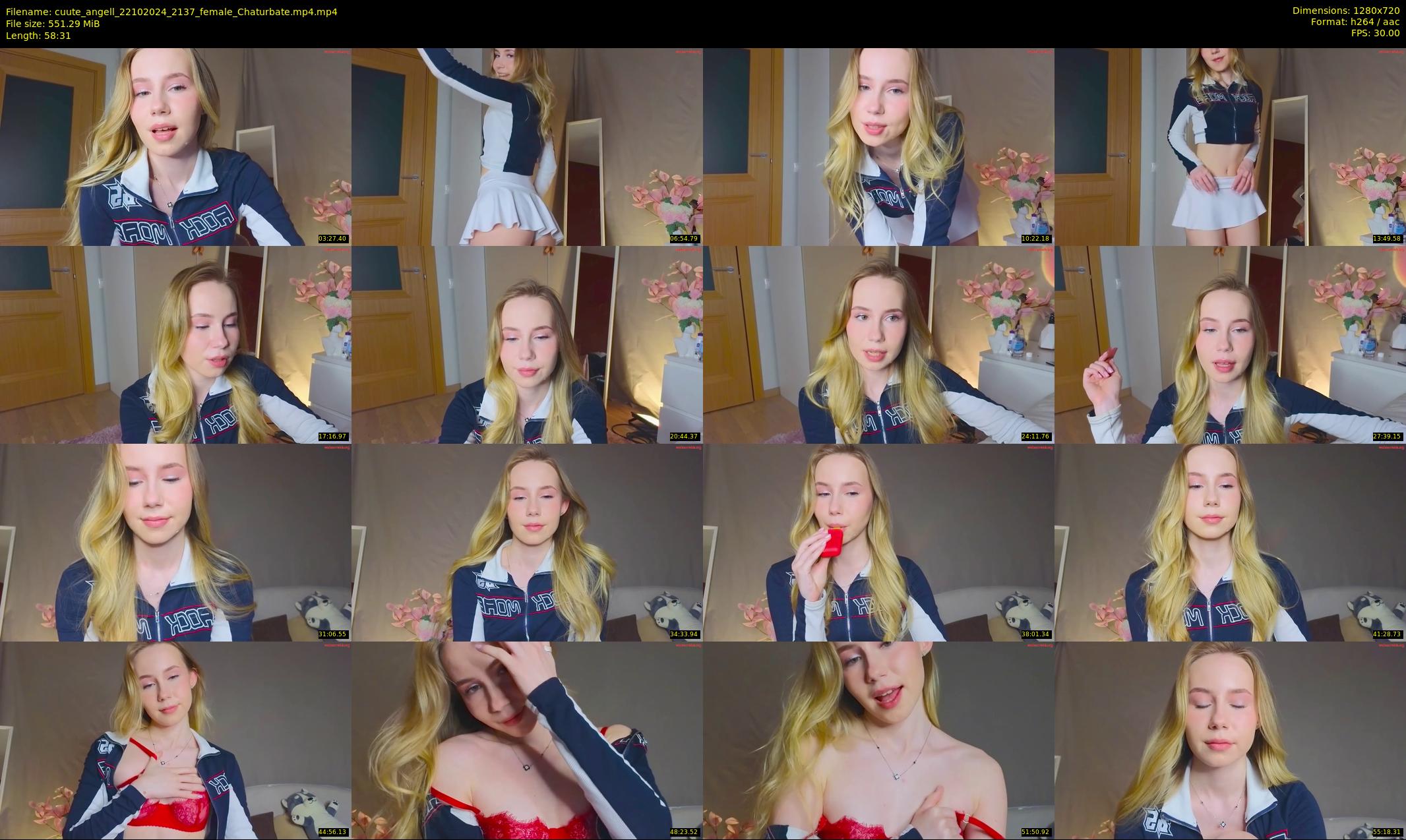 cuute_angell — 59 minute Chaturbate female cam show recording, 720p, Oct 22, 2024