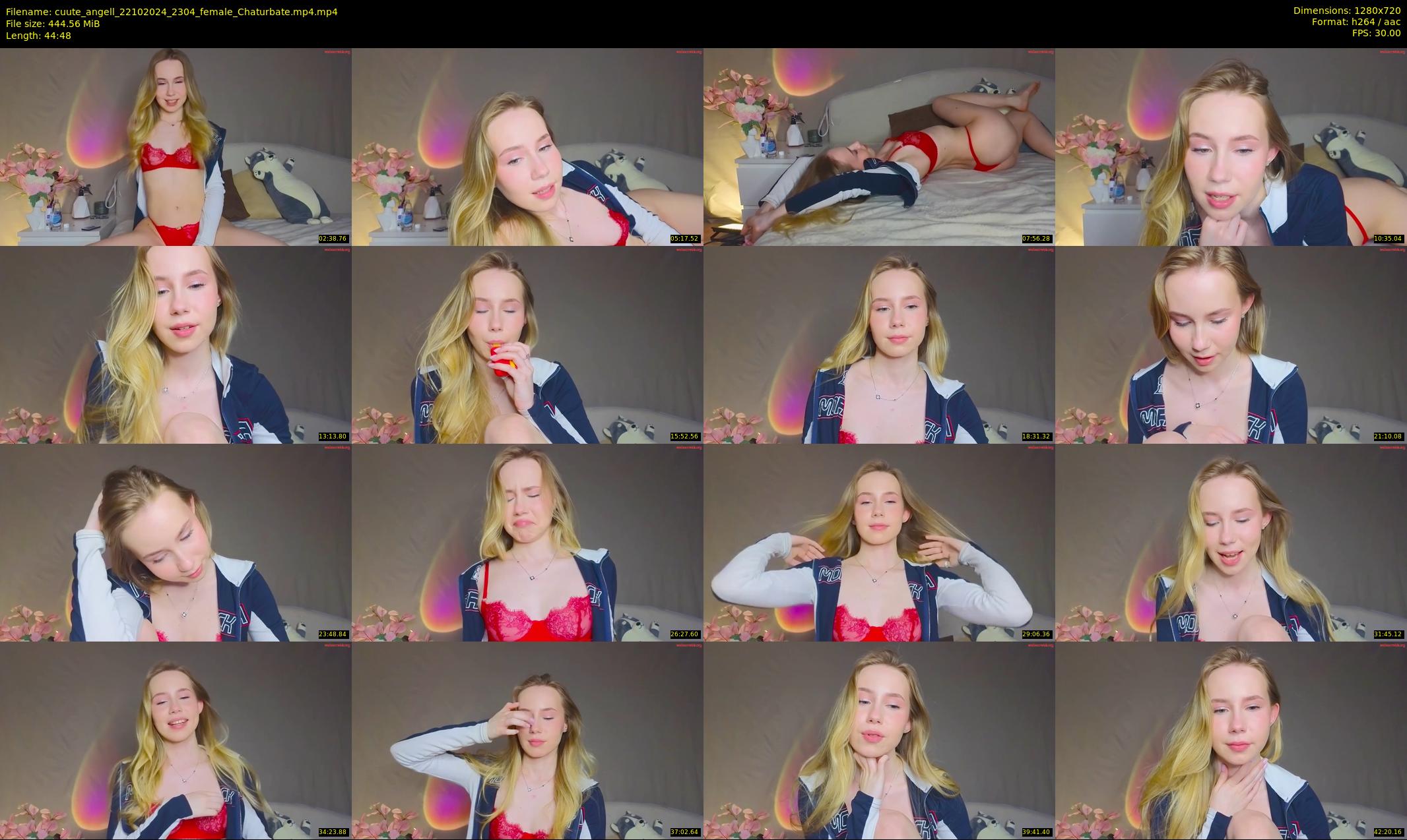 cuute_angell — 45 minute Chaturbate female cam show recording, 720p, Oct 22, 2024
