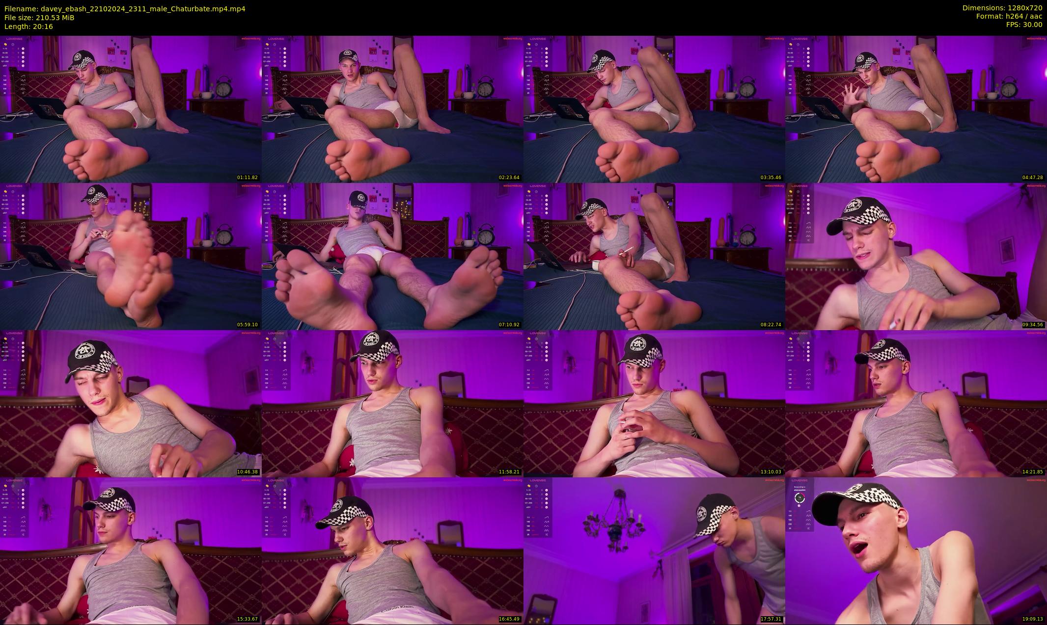 davey_ebash — 21 minute Chaturbate male cam show recording, 720p, Oct 22, 2024