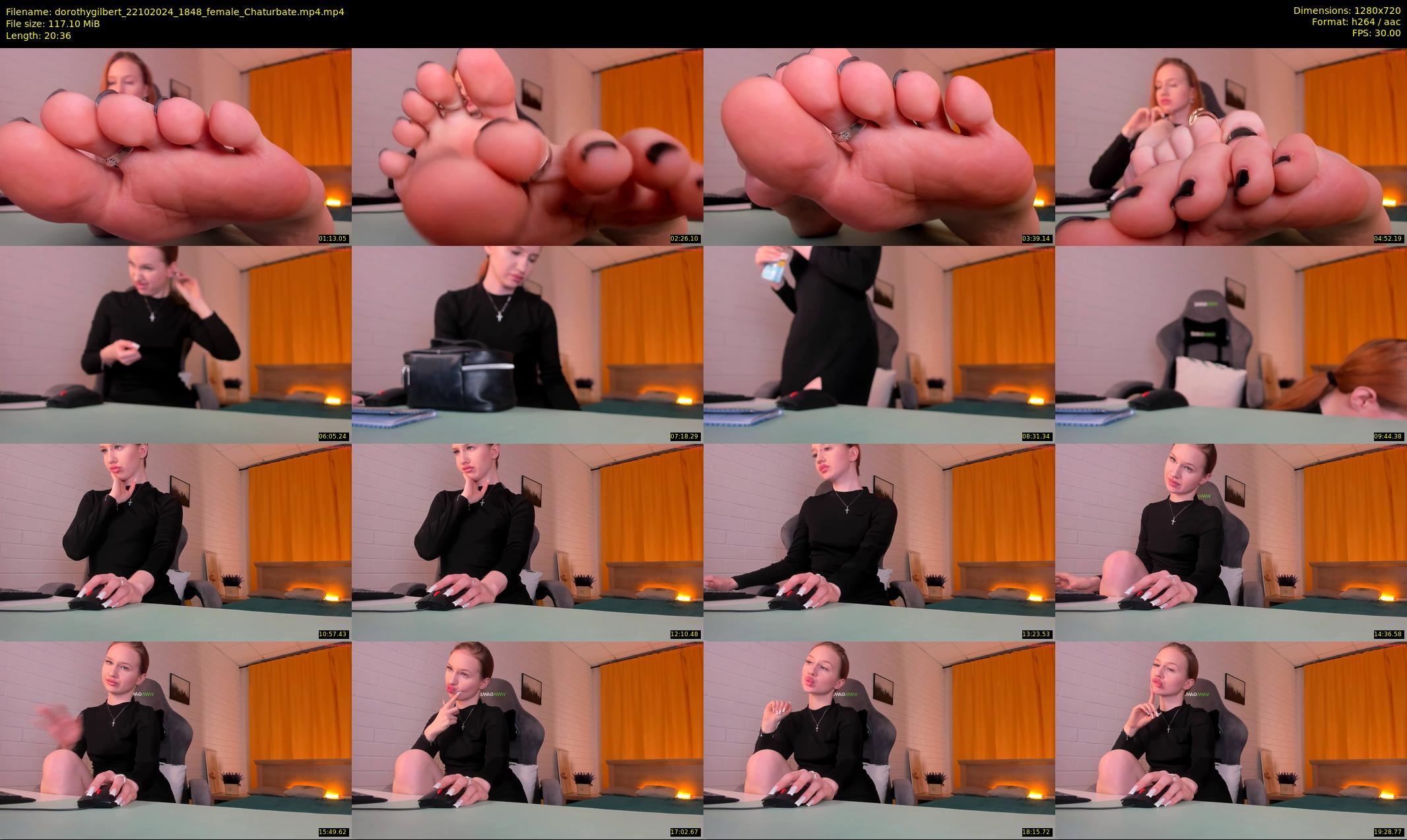 dorothygilbert — 21 minute Chaturbate female cam show recording, 720p, Oct 22, 2024