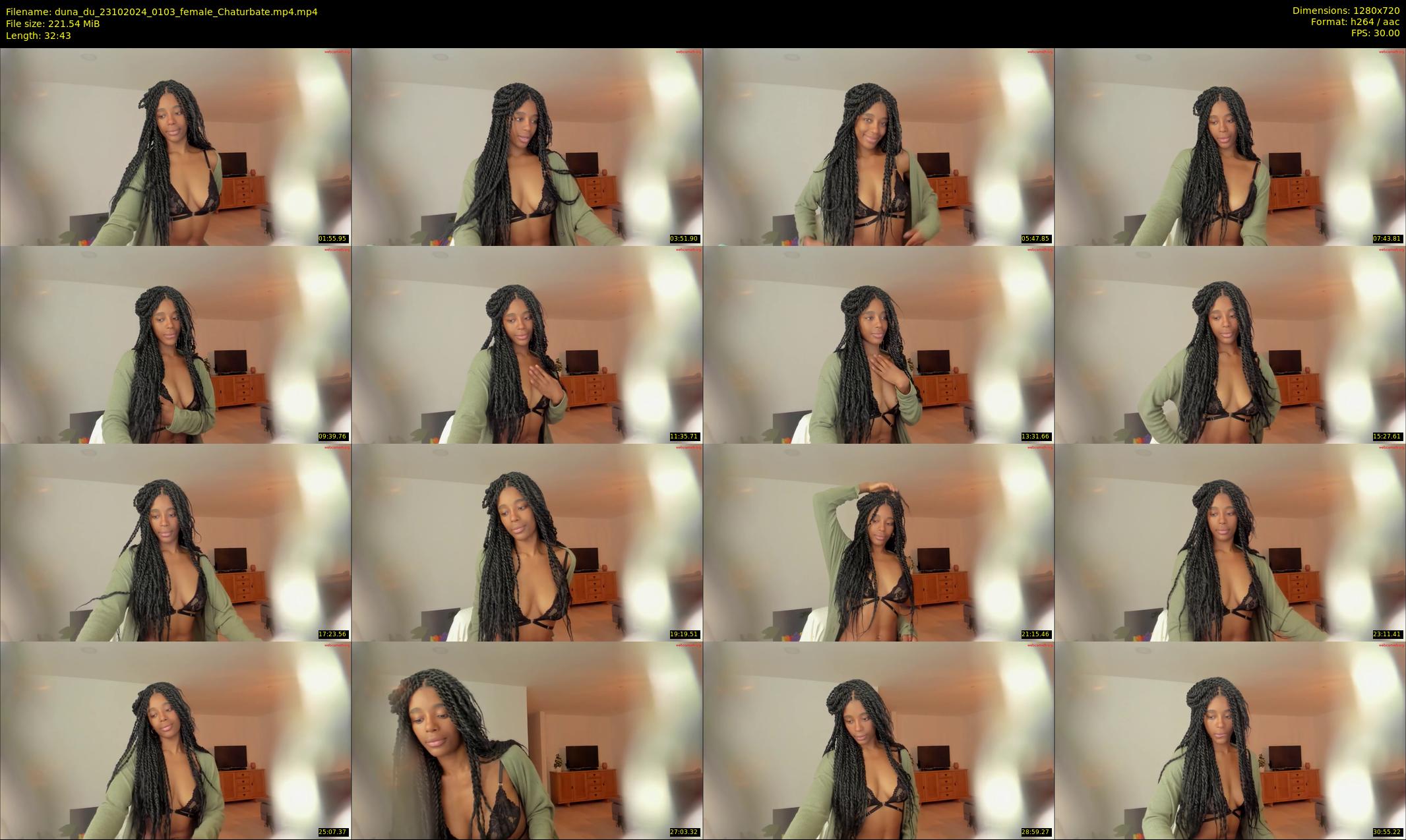 duna_du — 33 minute Chaturbate female cam show recording, 720p, Oct 23, 2024