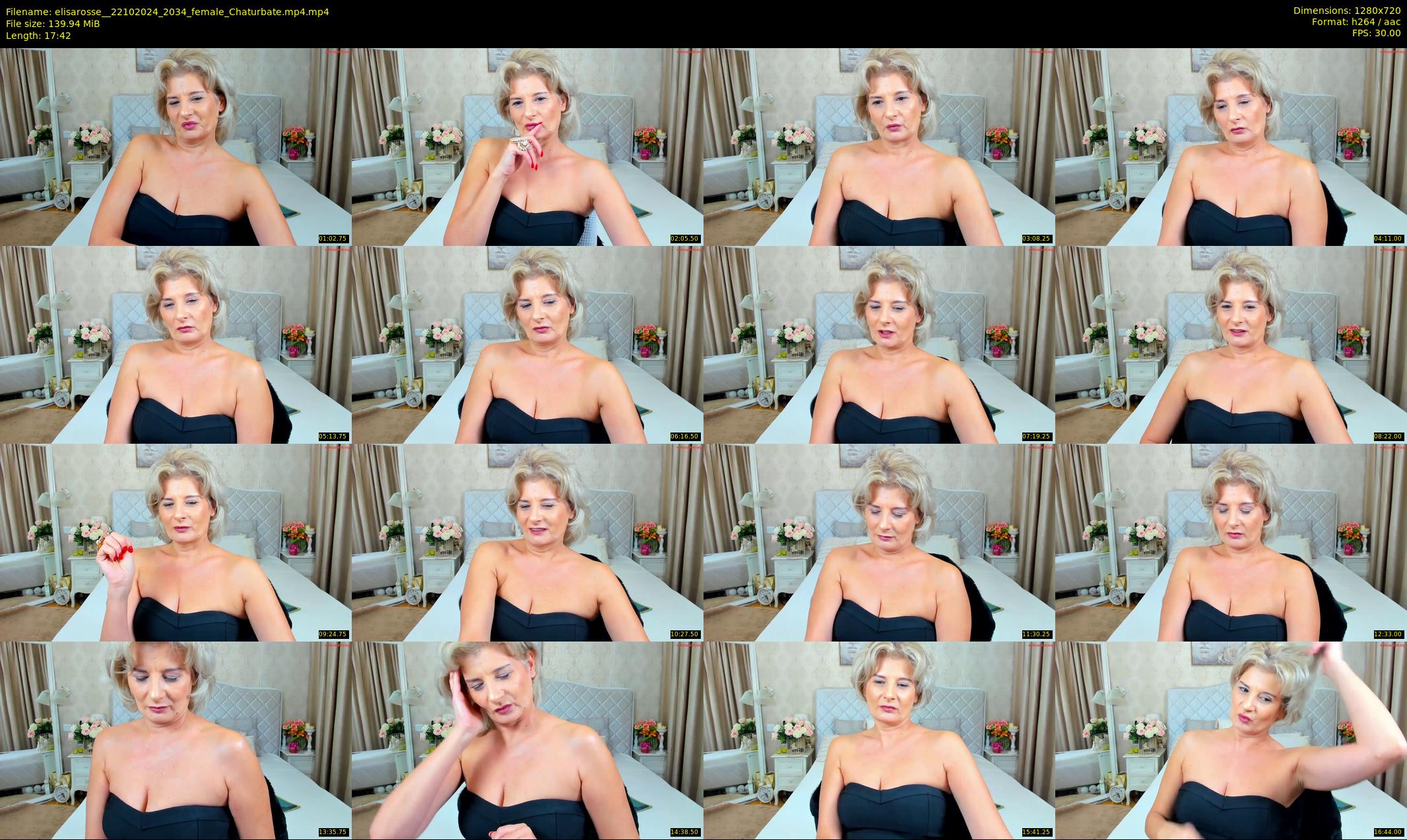 elisarosse_ — 18 minute Chaturbate female cam show recording, 720p, Oct 22, 2024