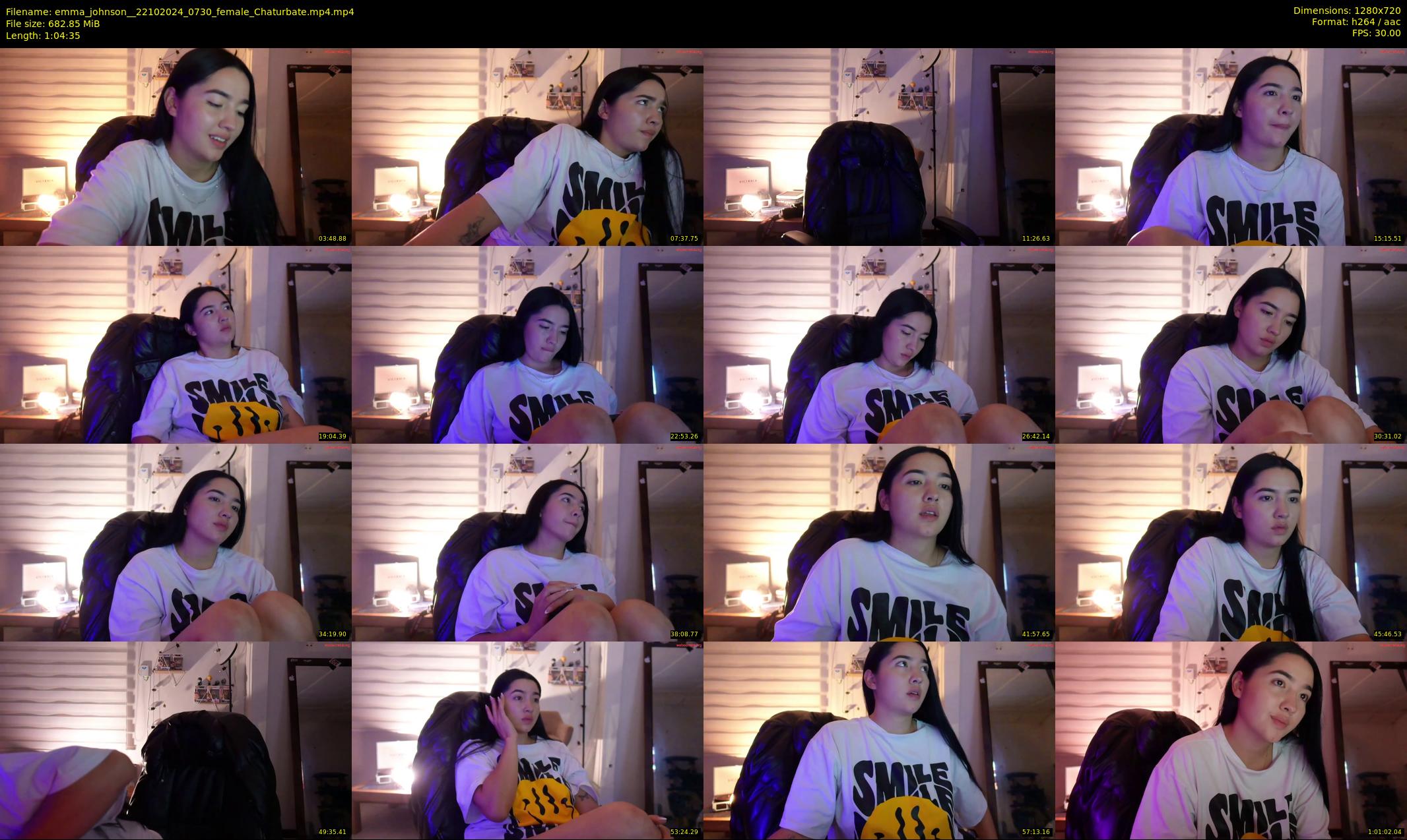 emma_johnson_ — 65 minute Chaturbate female cam show recording, 720p, Oct 22, 2024