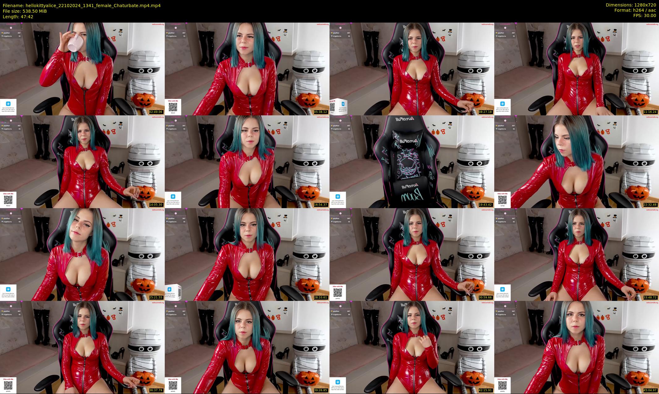 hellokittyalice — 48 minute Chaturbate female cam show recording, 720p, Oct 22, 2024