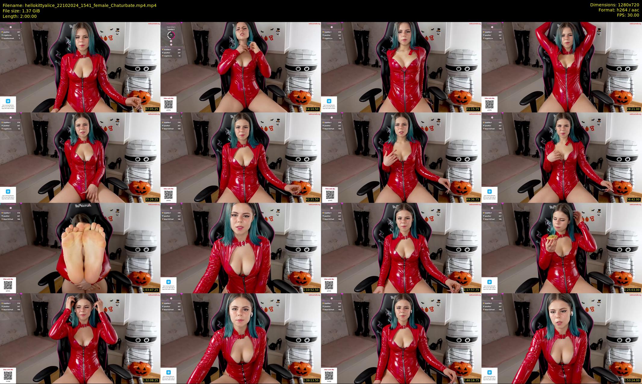 hellokittyalice — 120 minute Chaturbate female cam show recording, 720p, Oct 22, 2024