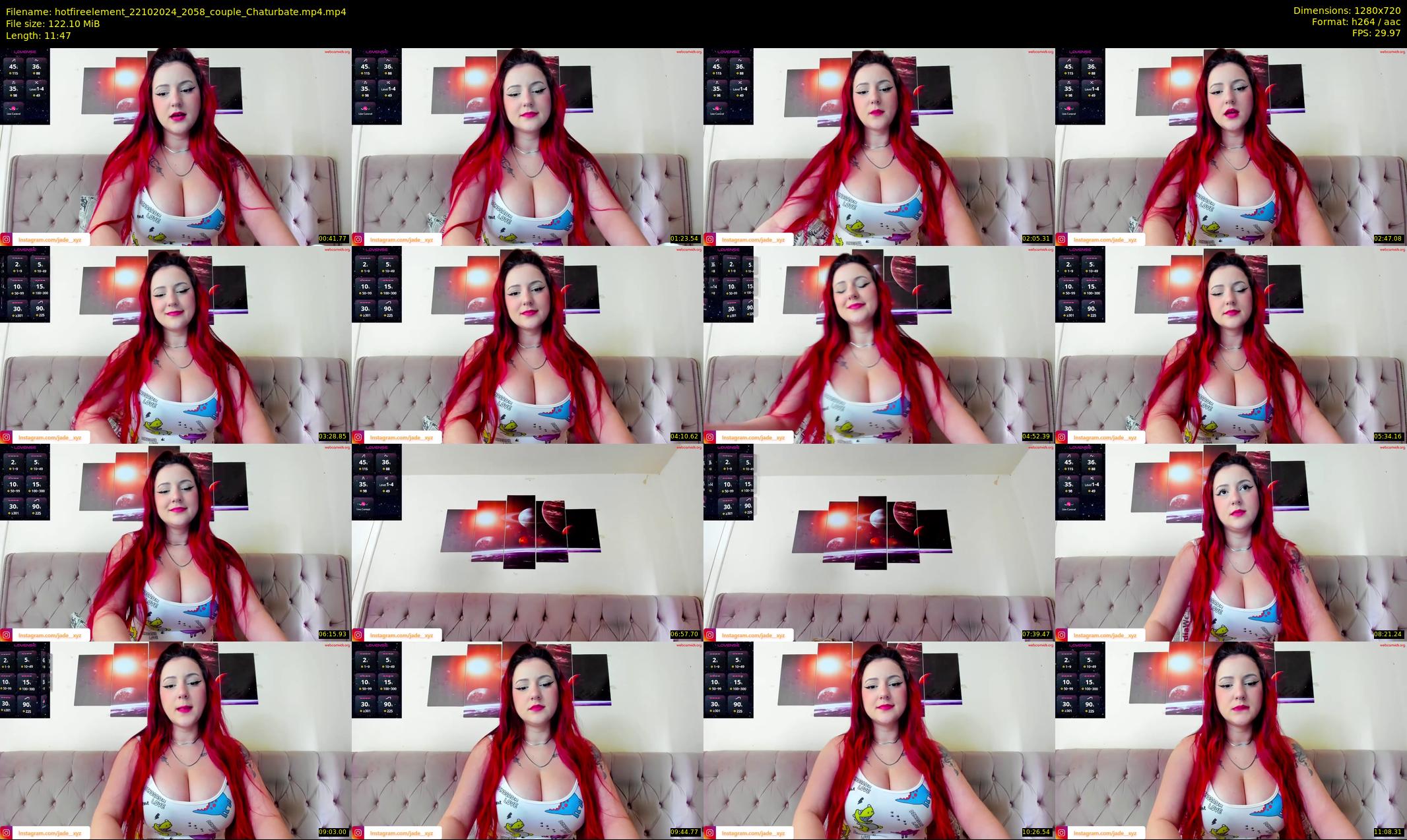 hotfireelement — 12 minute Chaturbate couple cam show recording, 720p, Oct 22, 2024