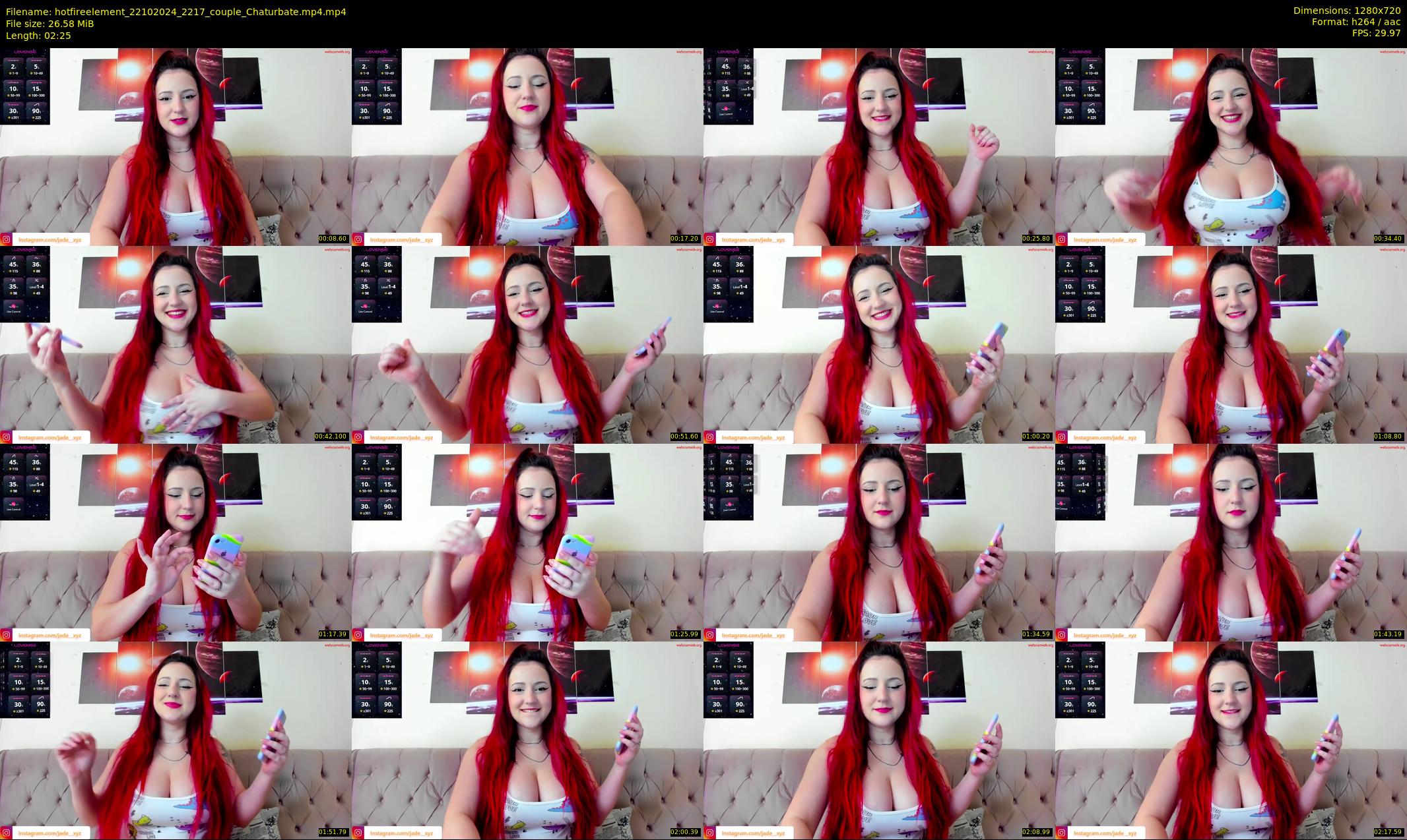 hotfireelement — 3 minute Chaturbate couple cam show recording, 720p, Oct 22, 2024