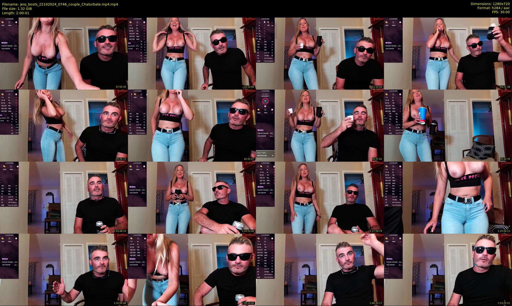 jess_boots — 121 minute Chaturbate female cam show recording, 720p, Oct 22, 2024