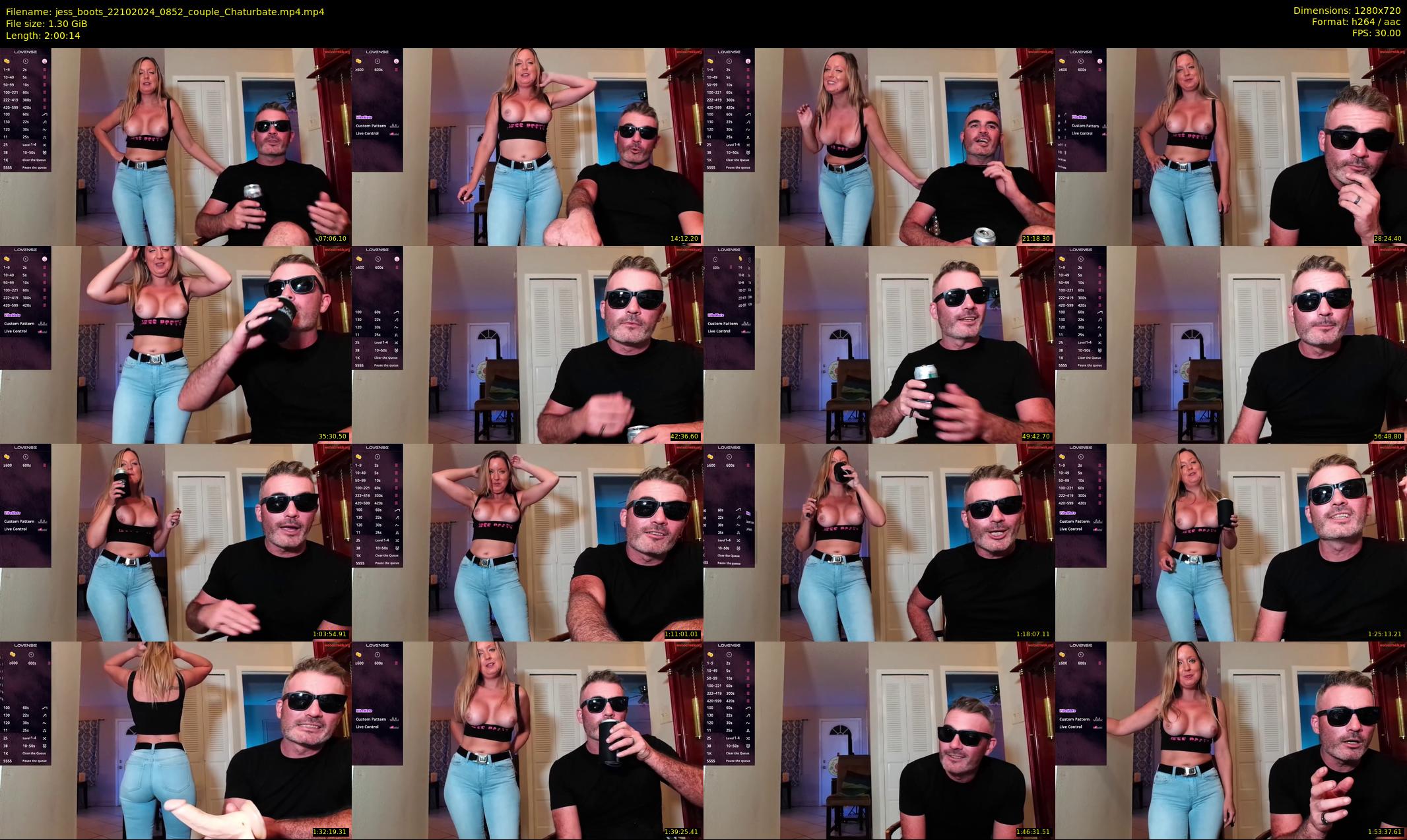 jess_boots — 121 minute Chaturbate female cam show recording, 720p, Oct 22, 2024
