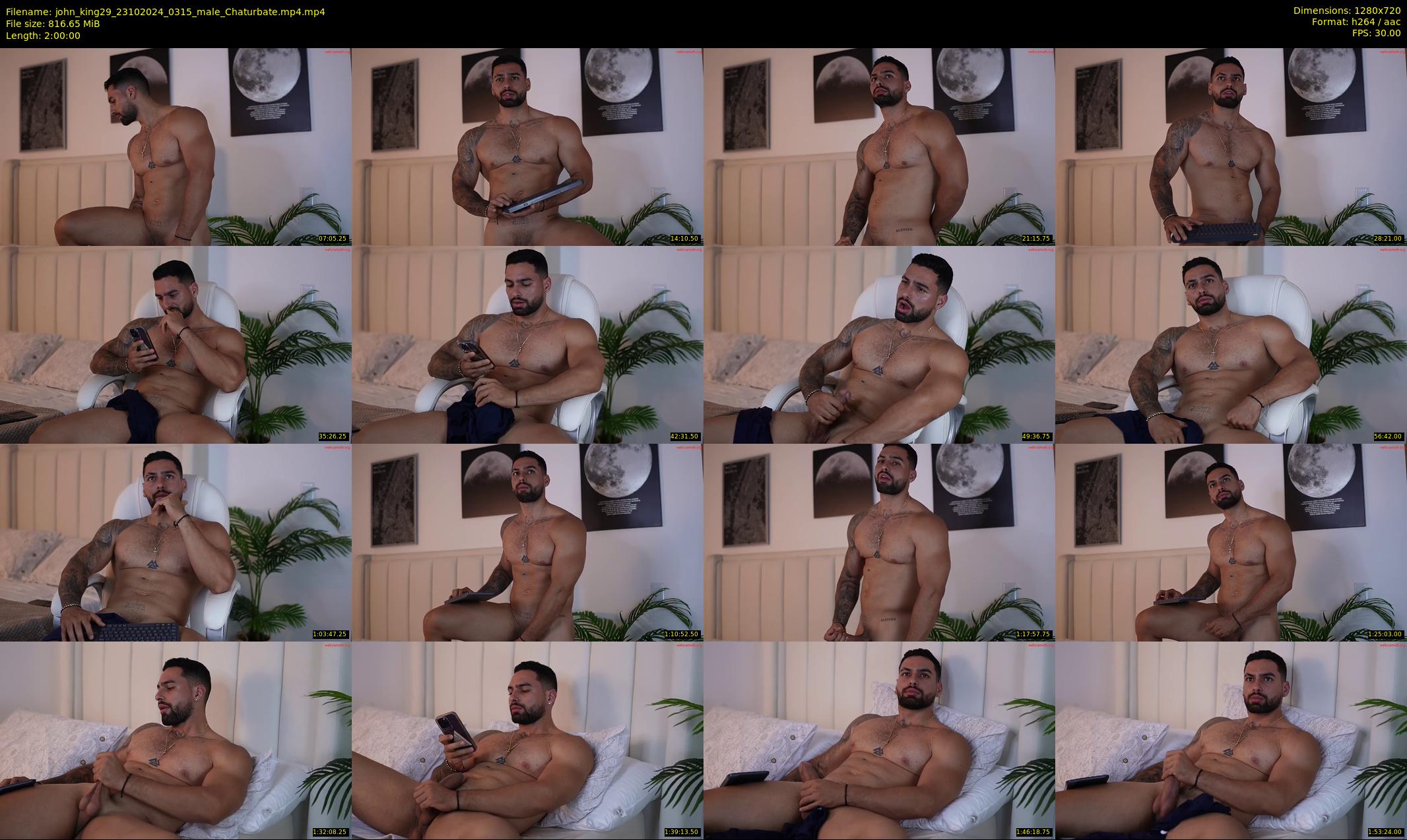 john_king29 — 120 minute Chaturbate male cam show recording, 720p, Oct 23, 2024