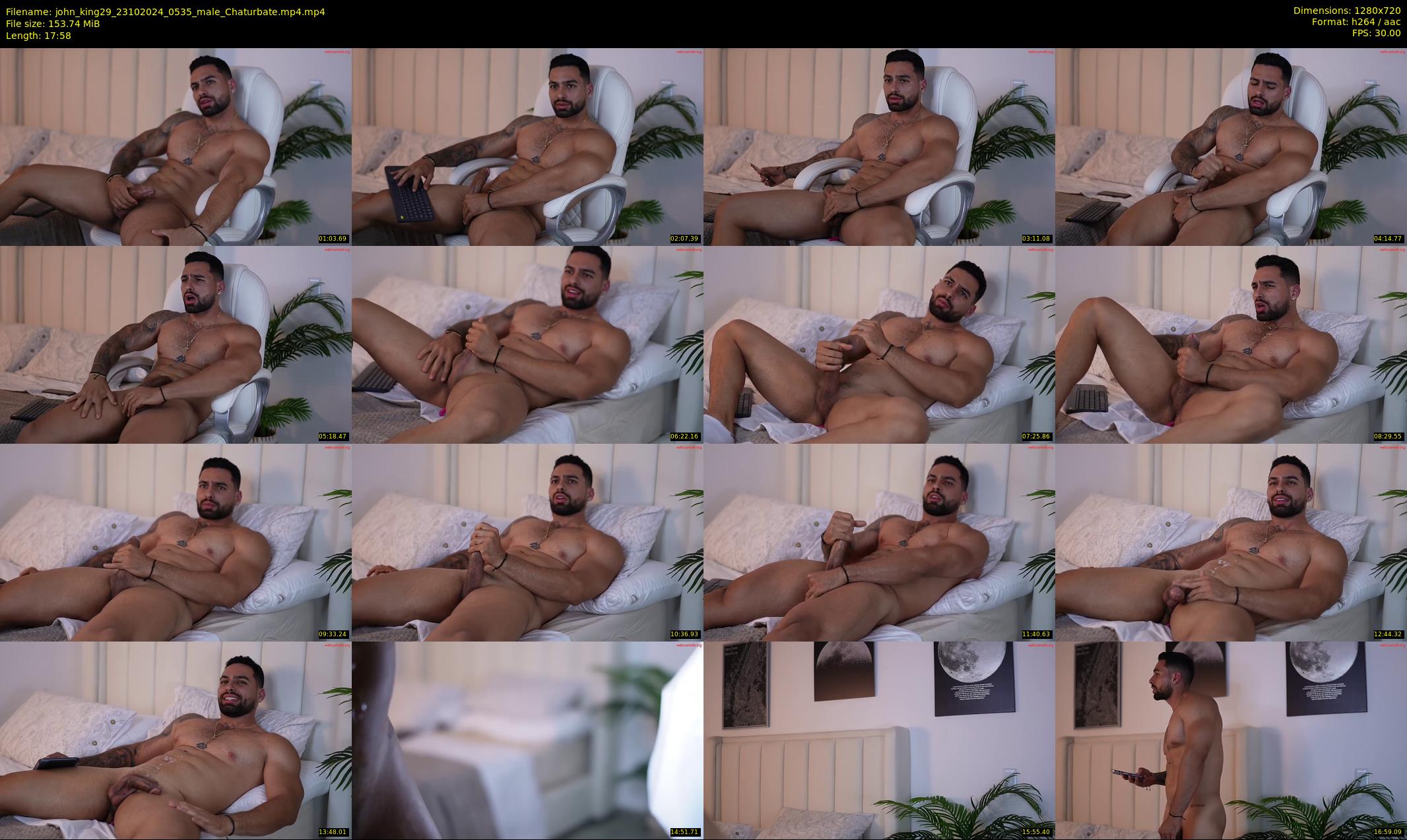 john_king29 — 18 minute Chaturbate male cam show recording, 720p, Oct 23, 2024
