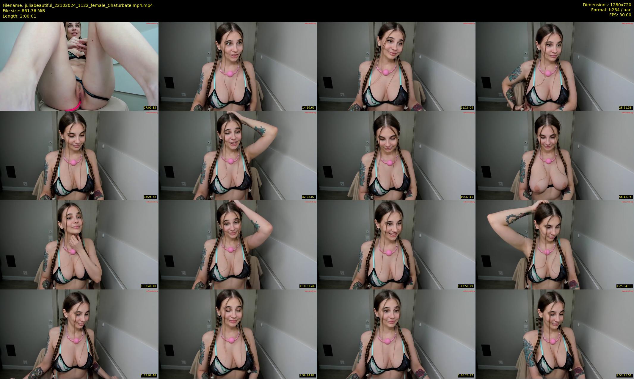 juliabeautiful — 121 minute Chaturbate female cam show recording, 720p, Oct 22, 2024