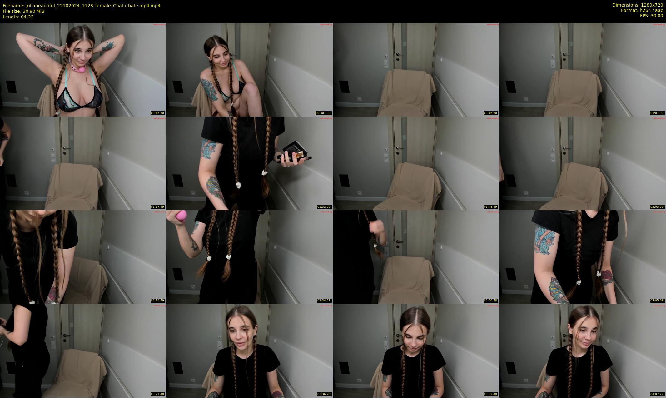 juliabeautiful — 5 minute Chaturbate female cam show recording, 720p, Oct 22, 2024