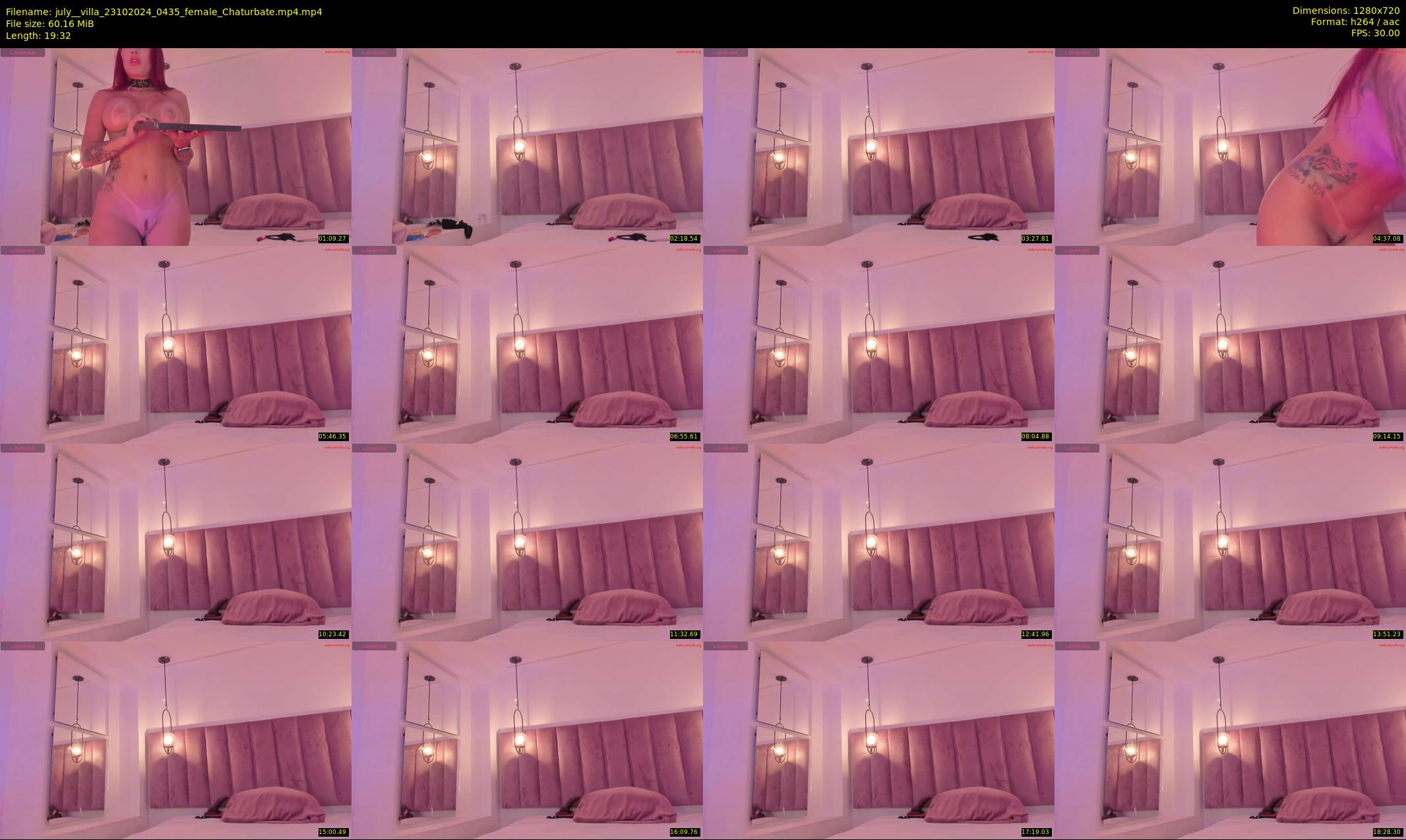 july__villa — 20 minute Chaturbate female cam show recording, 720p, Oct 23, 2024