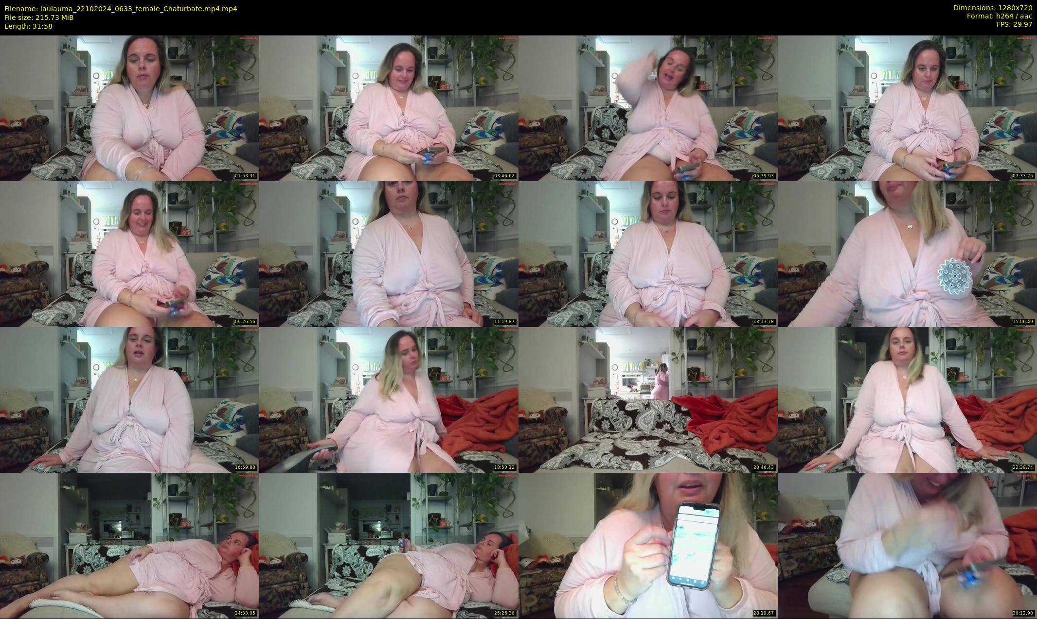 laulauma — 32 minute Chaturbate female cam show recording, 720p, Oct 22, 2024