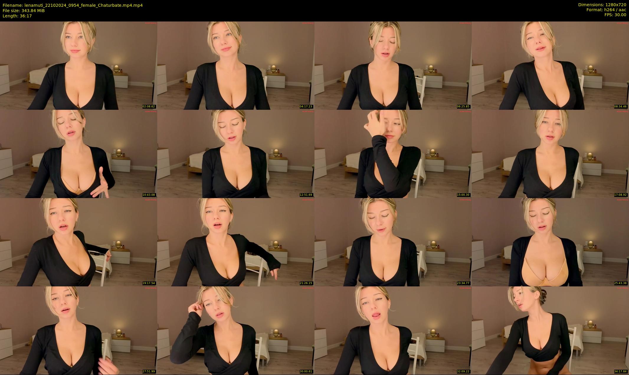 lenamuti — 37 minute Chaturbate female cam show recording, 720p, Oct 22, 2024