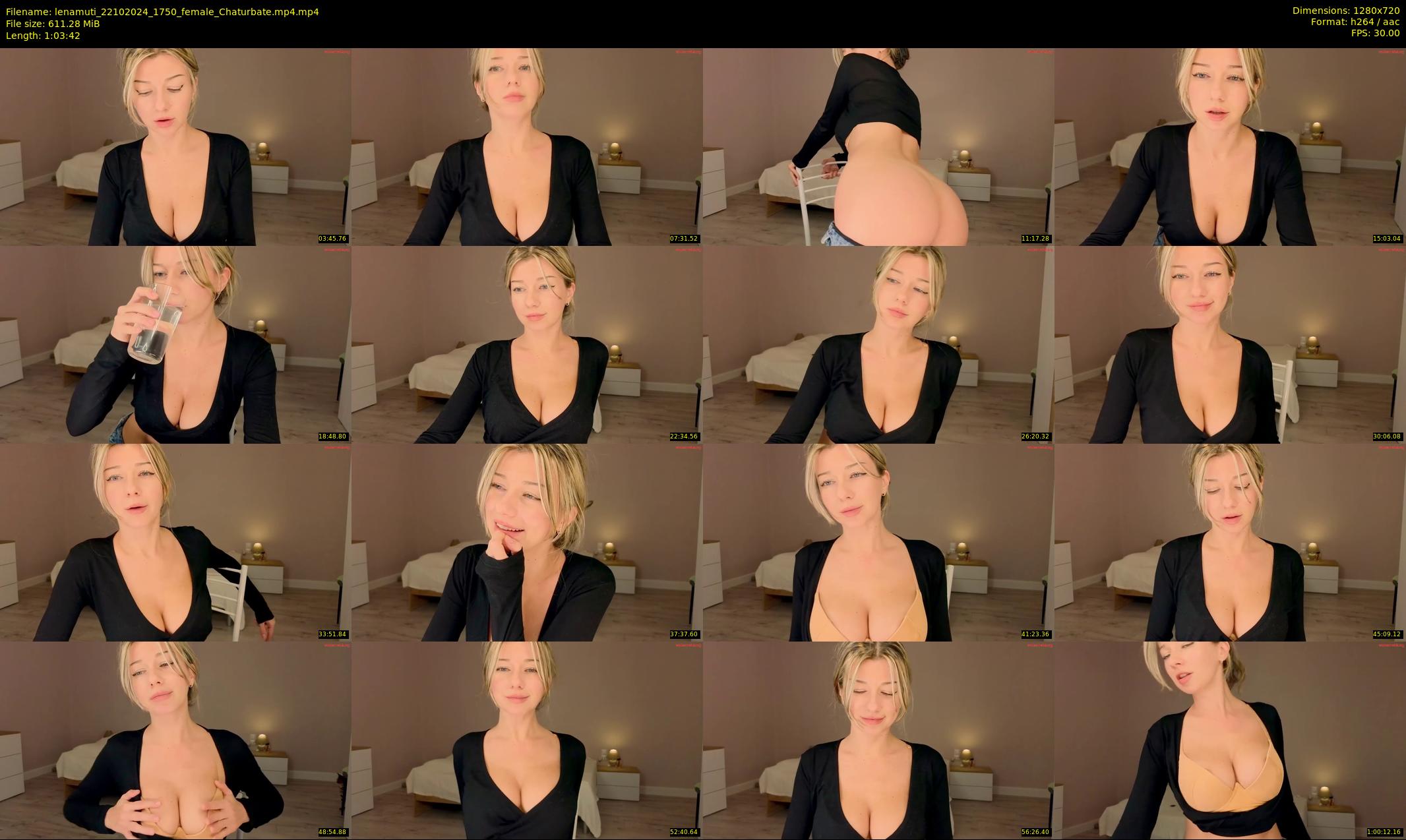 lenamuti — 64 minute Chaturbate female cam show recording, 720p, Oct 22, 2024