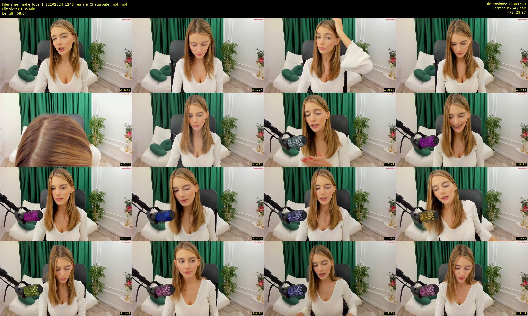 make_love_1 — 9 minute Chaturbate female cam show recording, 720p, Oct 22, 2024