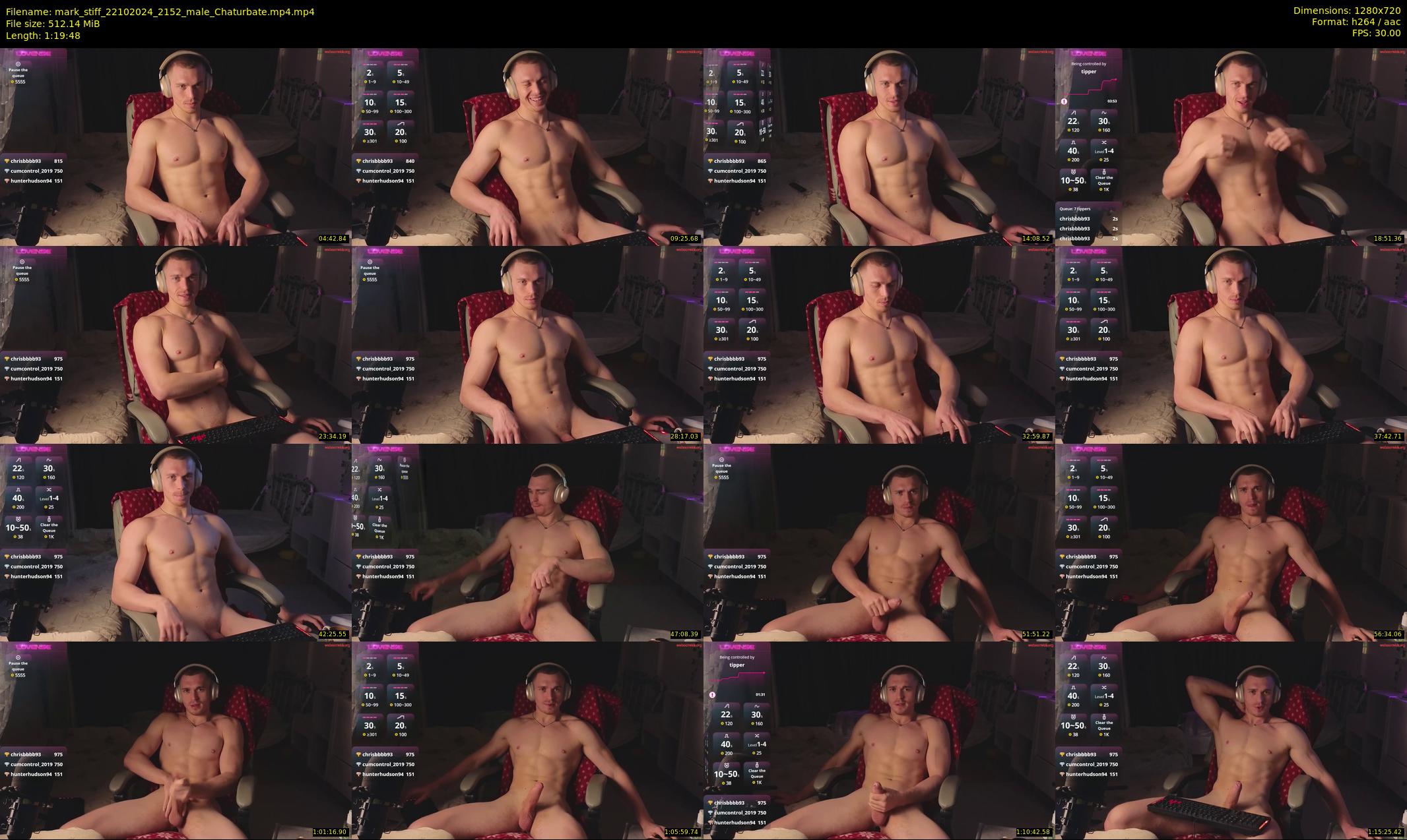 mark_stiff — 80 minute Chaturbate male cam show recording, 720p, Oct 22, 2024