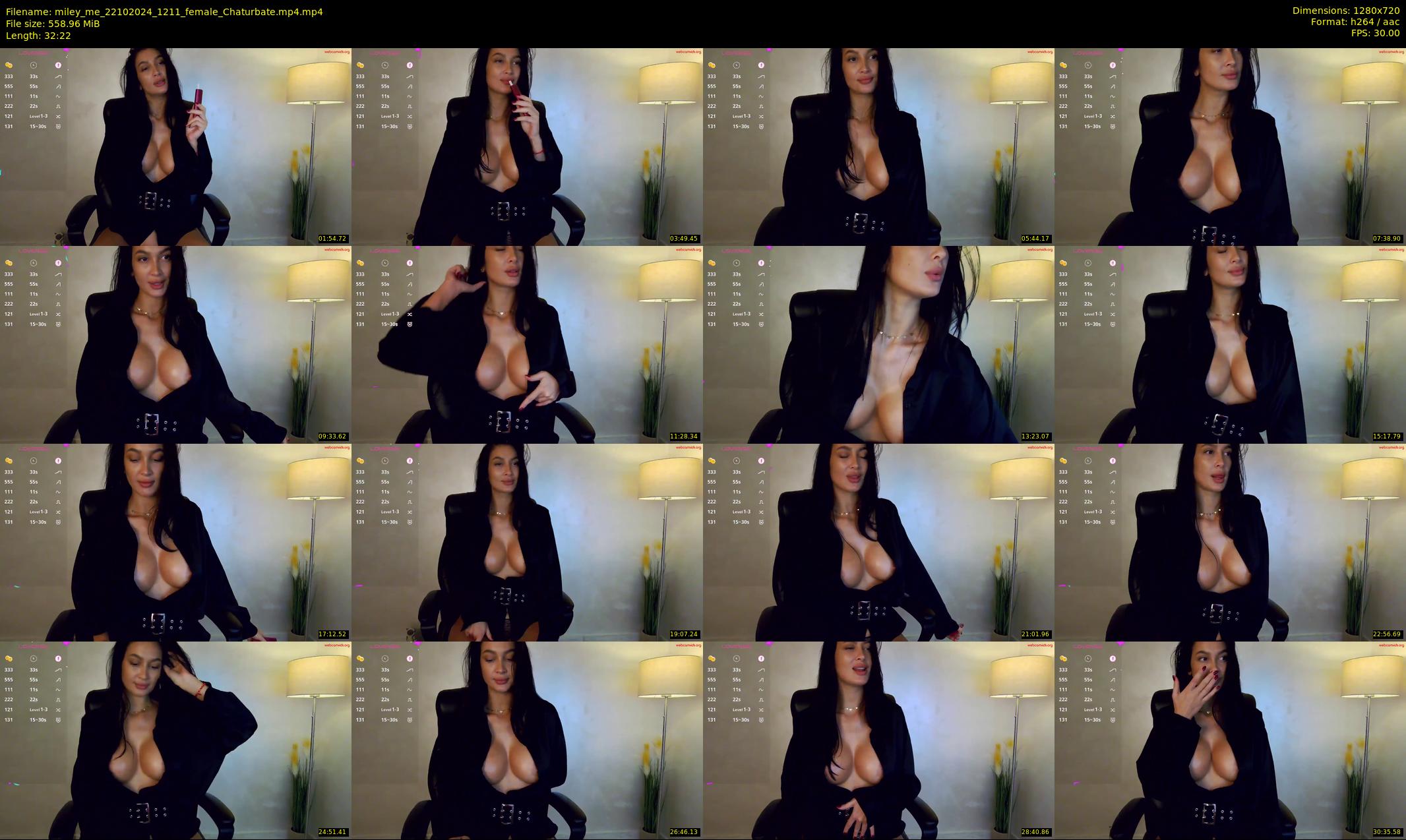 miley_me — 33 minute Chaturbate female cam show recording, 720p, Oct 22, 2024