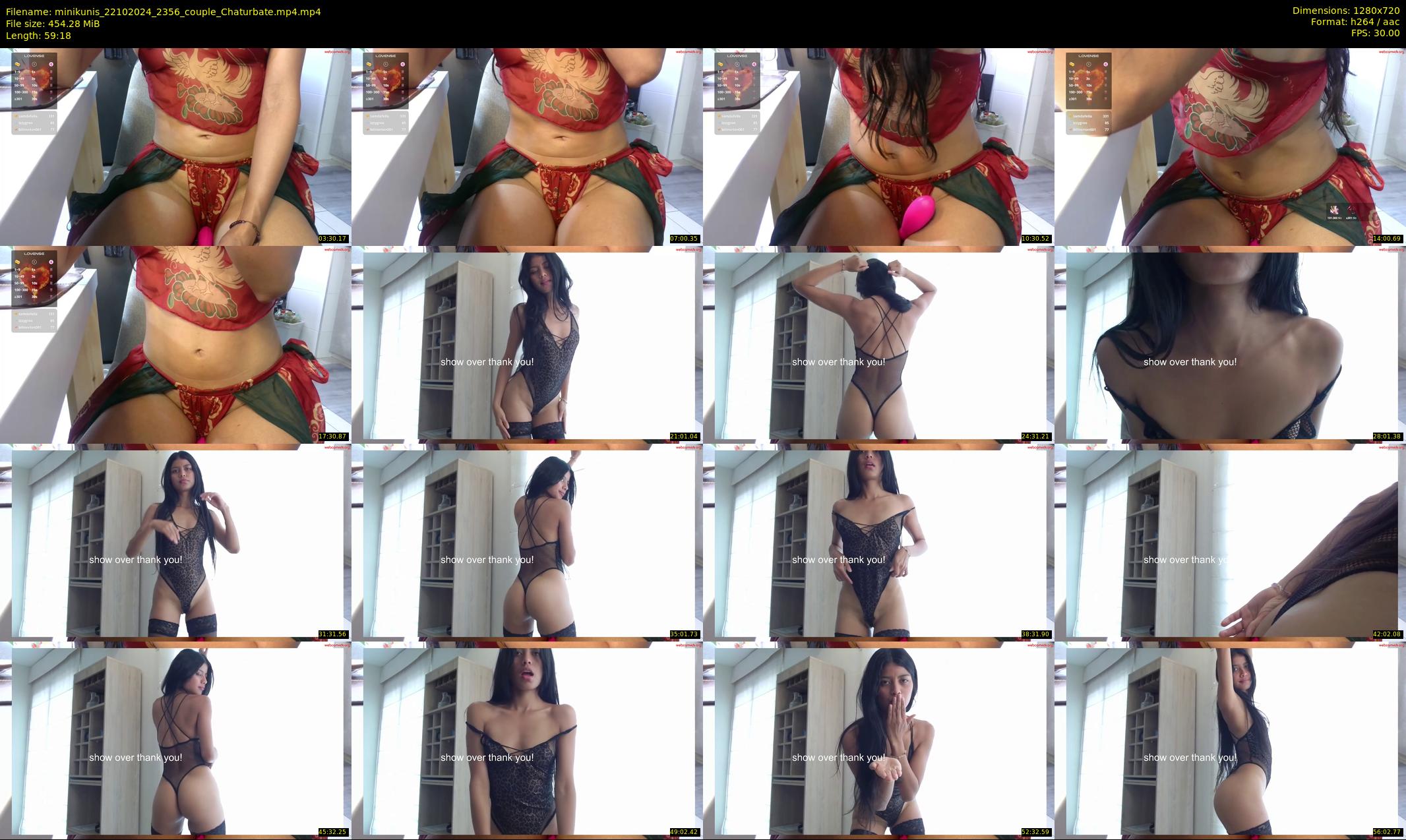 minikunis — 60 minute Chaturbate couple cam show recording, 720p, Oct 22, 2024