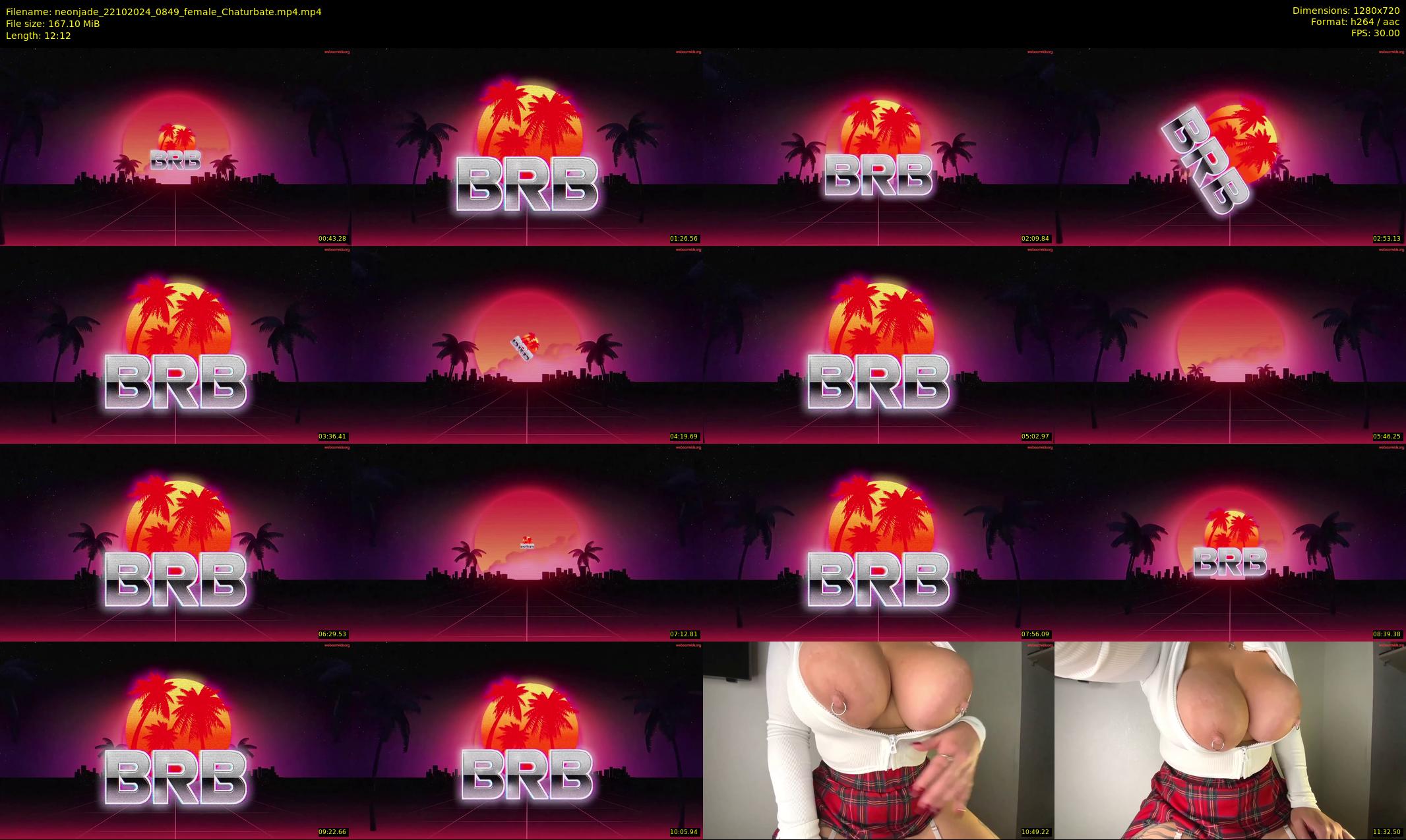 neonjade — 13 minute Chaturbate female cam show recording, 720p, Oct 22, 2024