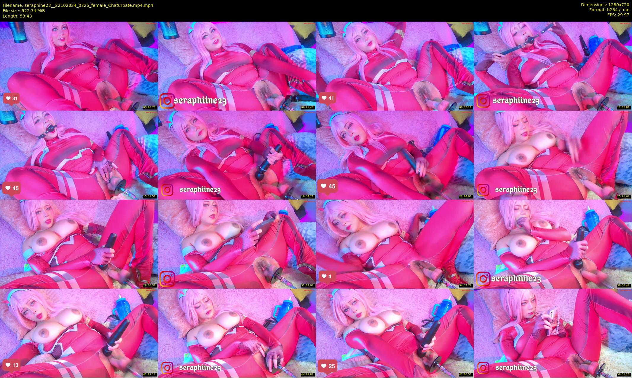 seraphine23_ — 54 minute Chaturbate female cam show recording, 720p, Oct 22, 2024