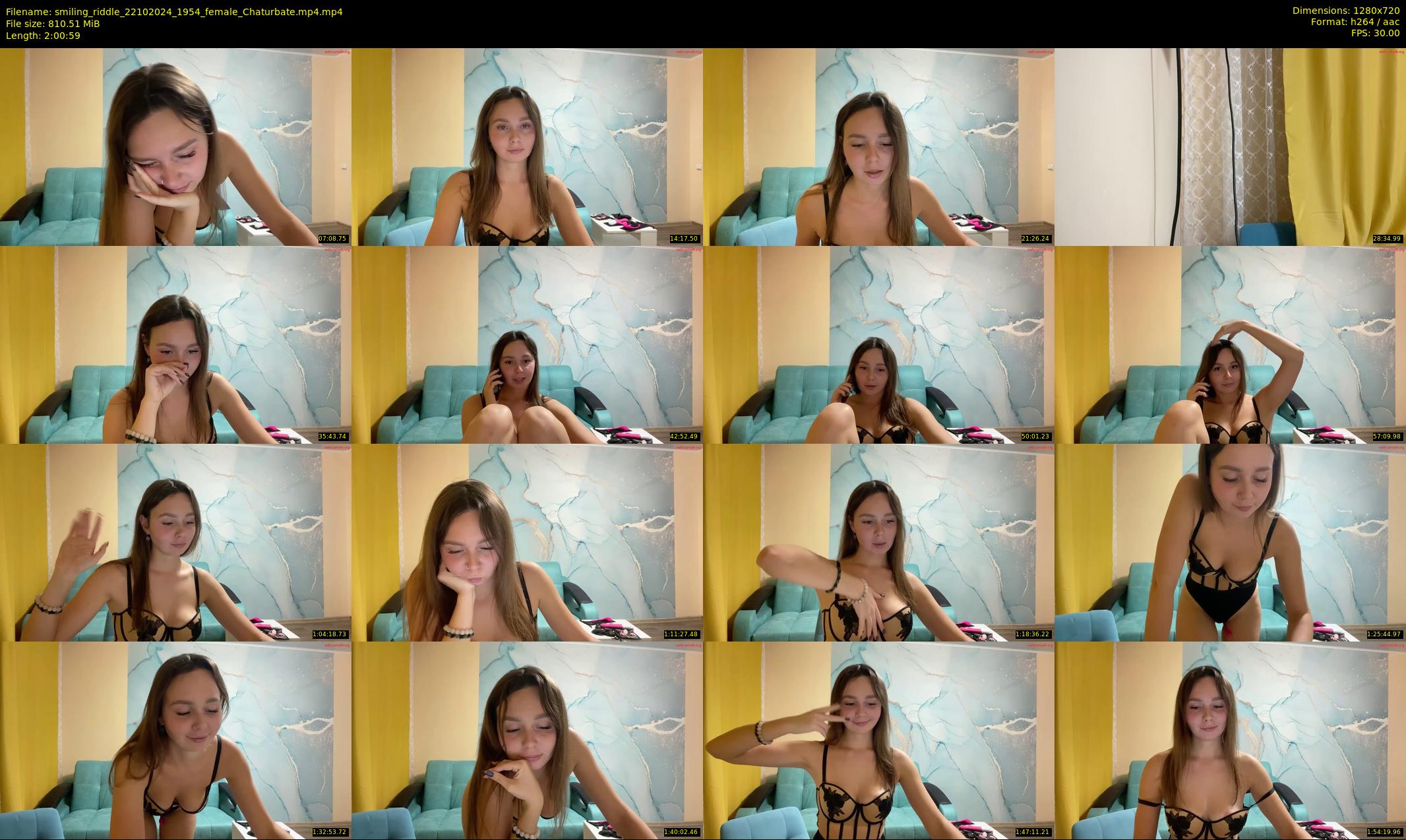 smiling_riddle — 121 minute Chaturbate female cam show recording, 720p, Oct 22, 2024