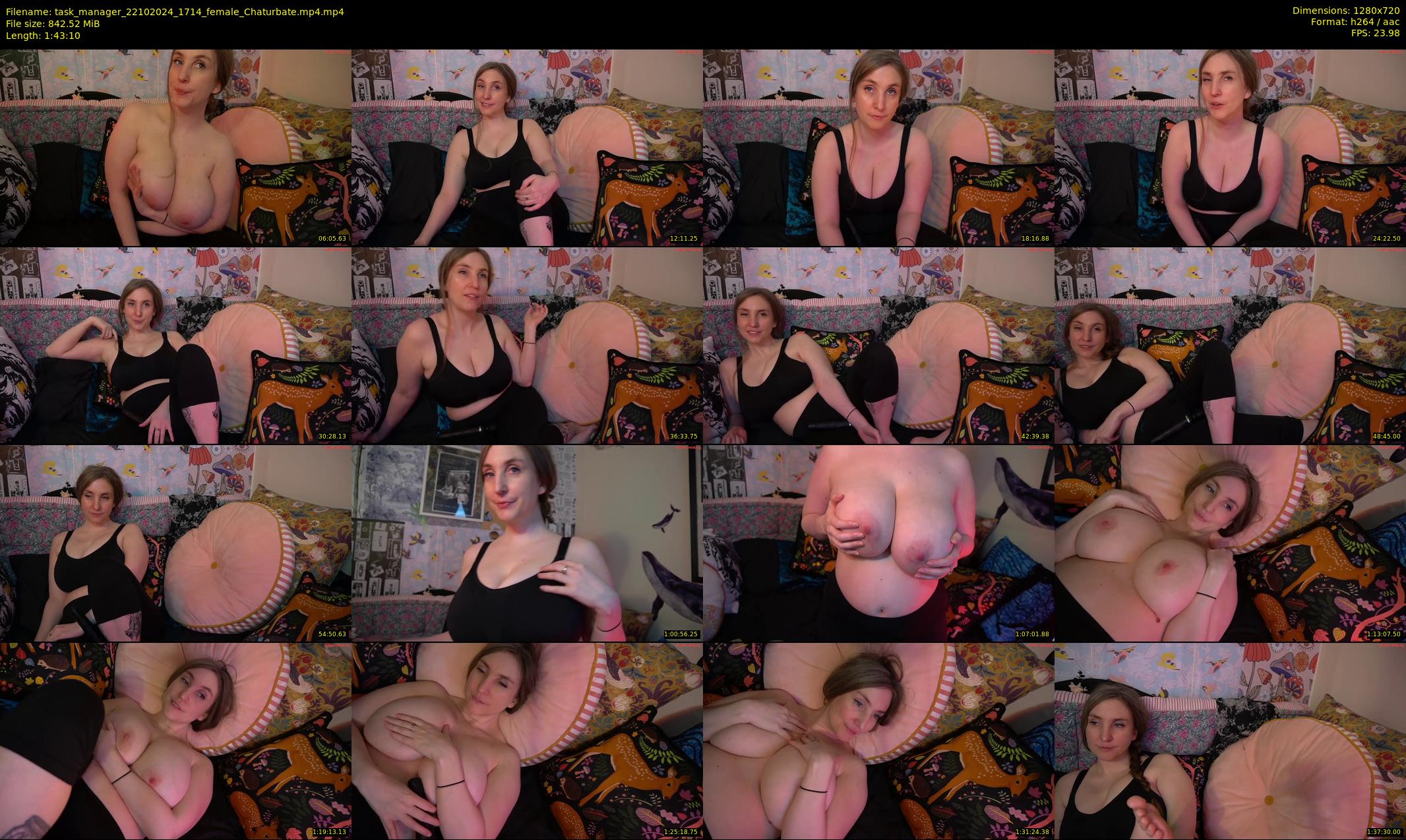 task_manager — 104 minute Chaturbate couple cam show recording, 720p, Oct 22, 2024