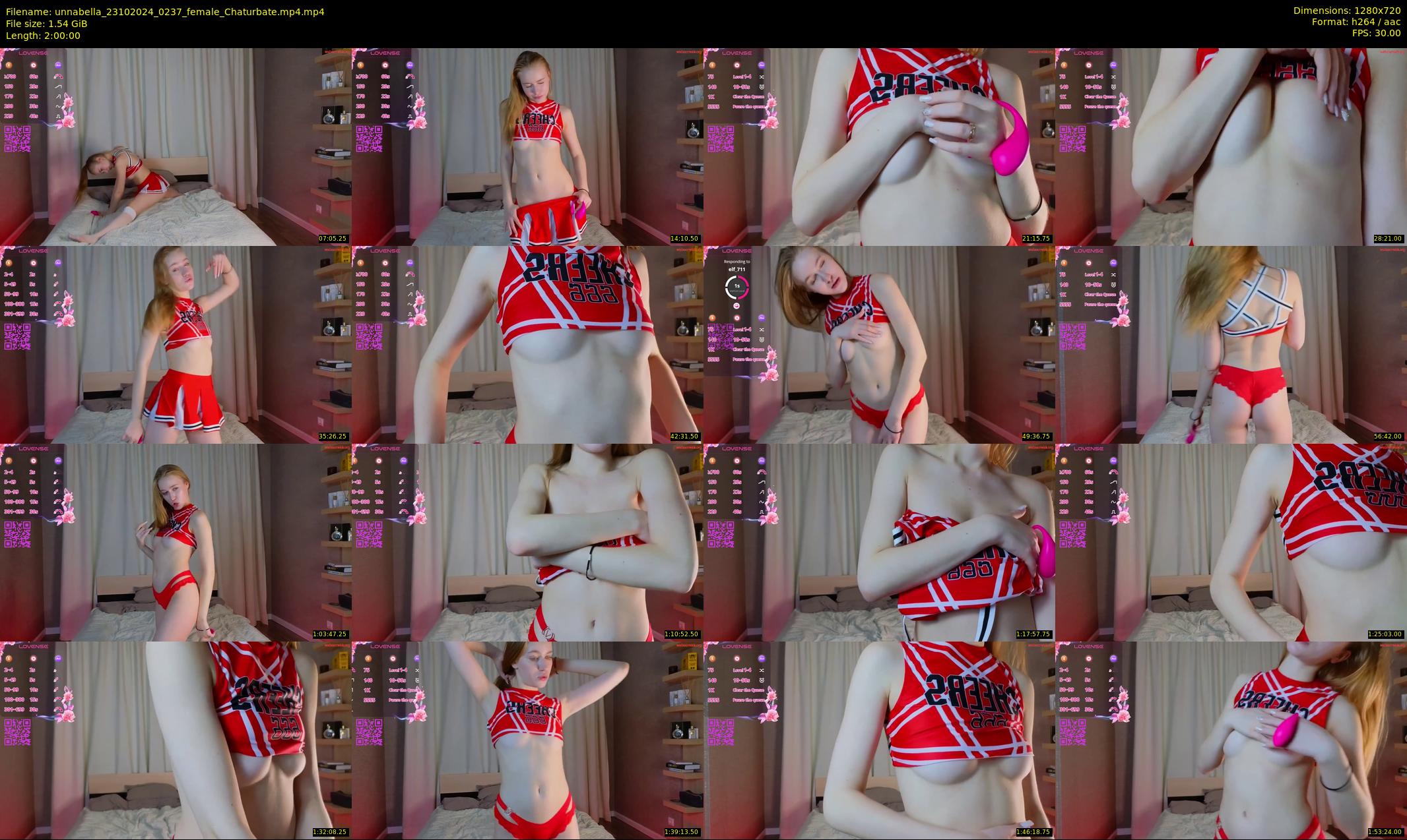 unnabella — 120 minute Chaturbate female cam show recording, 720p, Oct 23, 2024