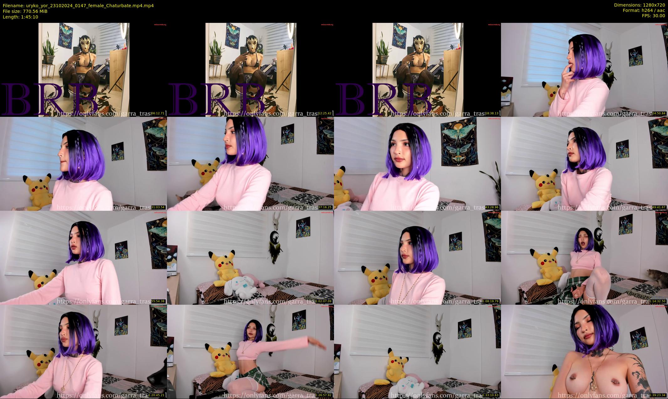 uryko_yor — 106 minute Chaturbate female cam show recording, 720p, Oct 23, 2024