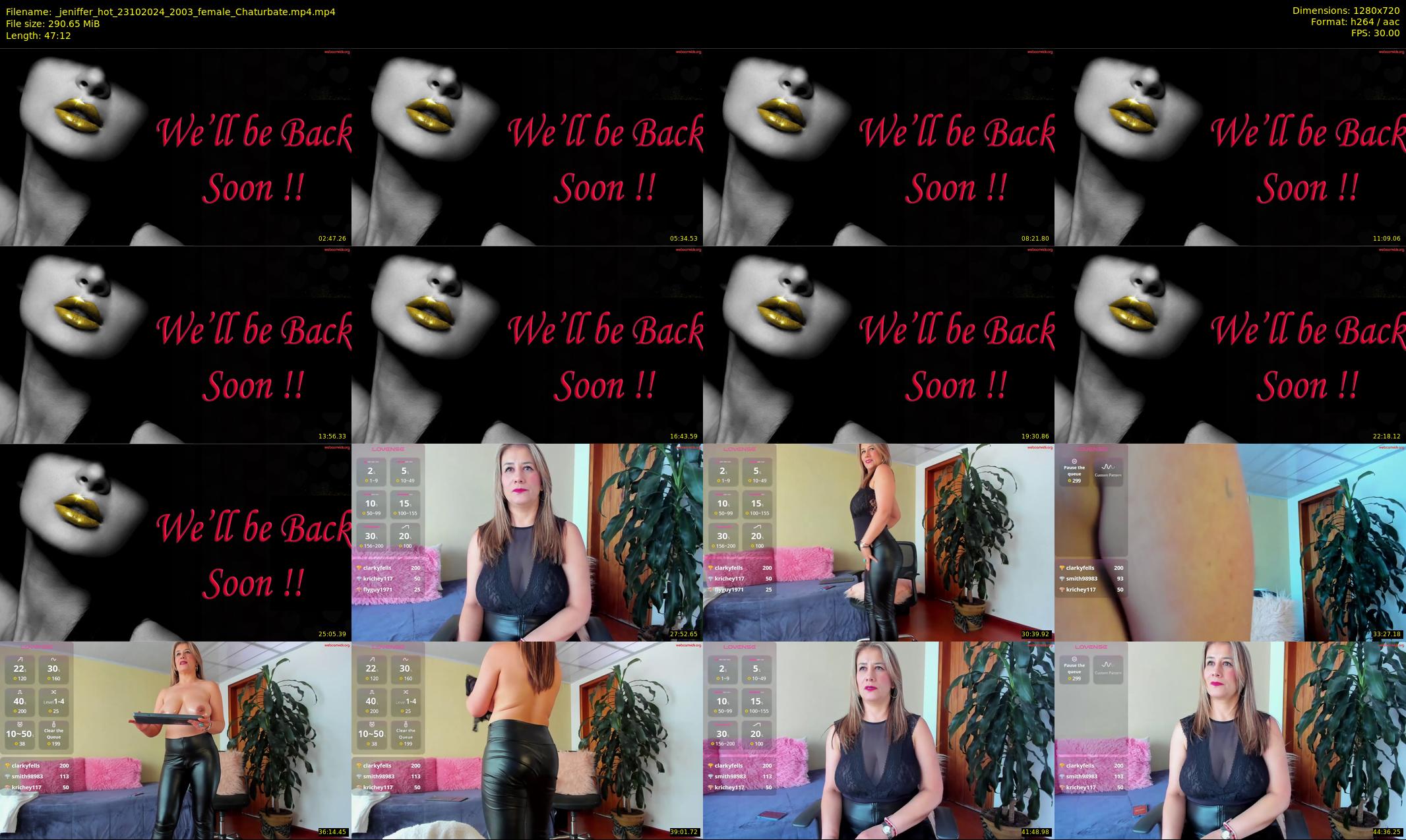 _jeniffer_hot — 48 minute Chaturbate female cam show recording, 720p, Oct 23, 2024