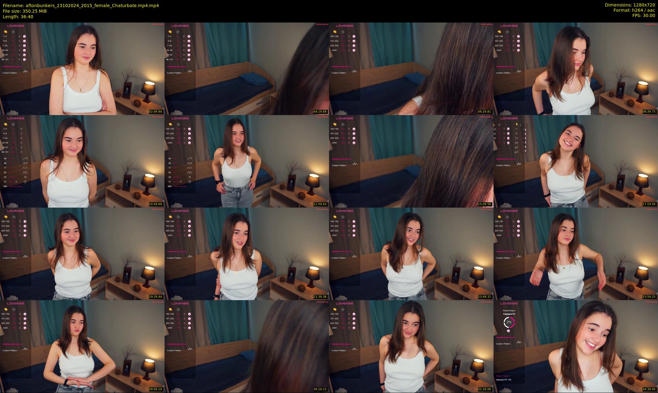 aftonbunkers — 37 minute Chaturbate female cam show recording, 720p, Oct 23, 2024