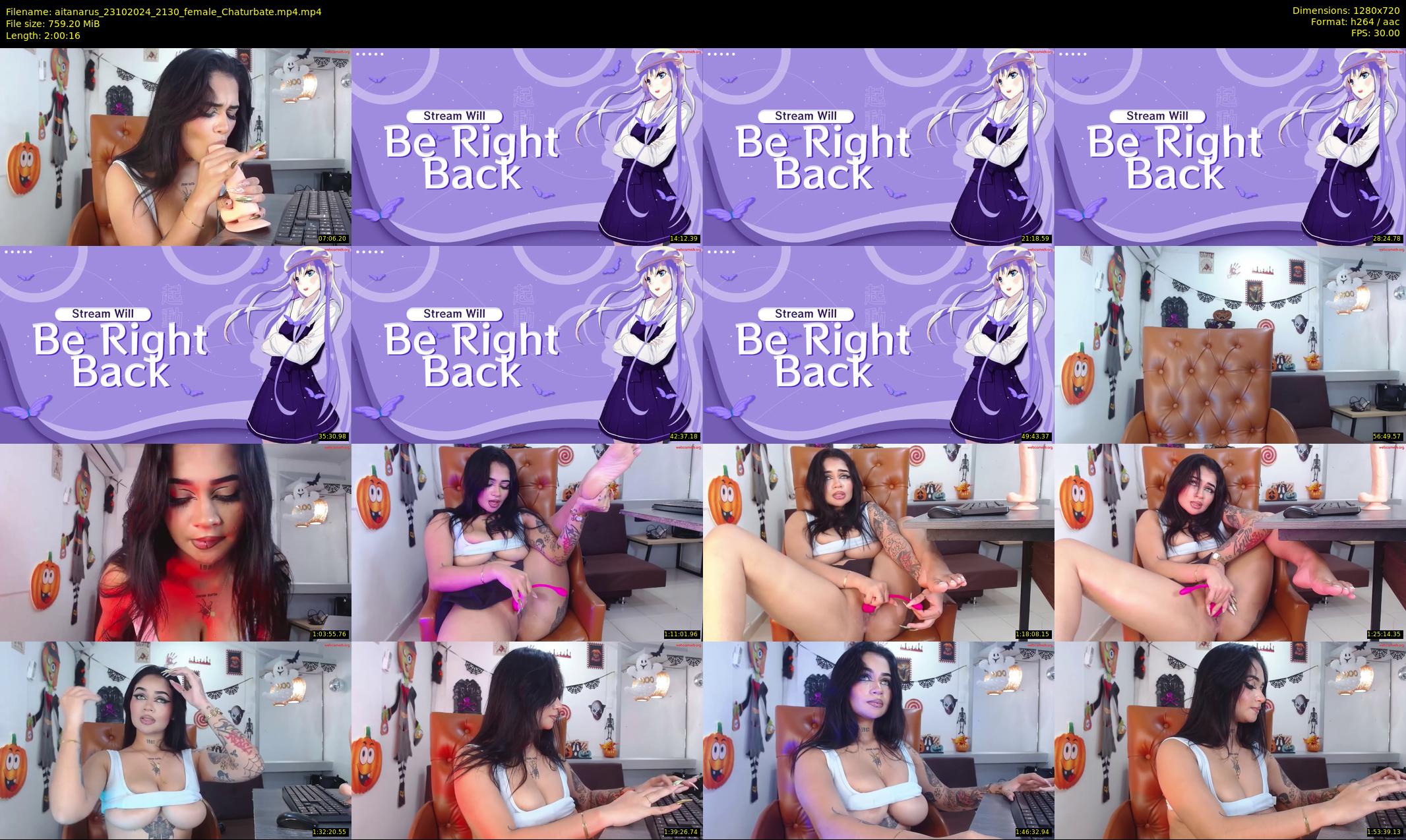aitanarus — 121 minute Chaturbate female cam show recording, 720p, Oct 23, 2024