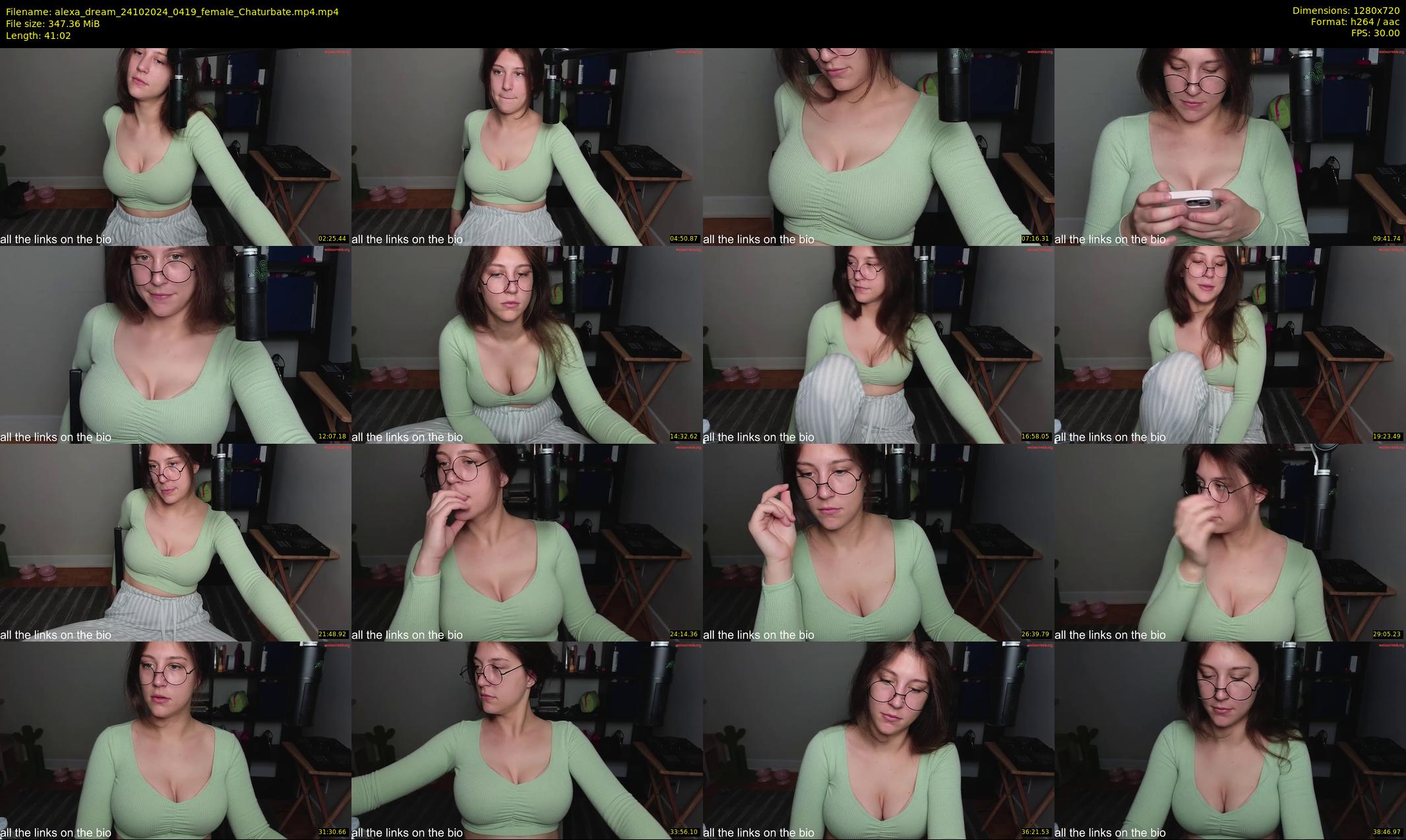 alexa_dream — 42 minute Chaturbate female cam show recording, 720p, Oct 24, 2024
