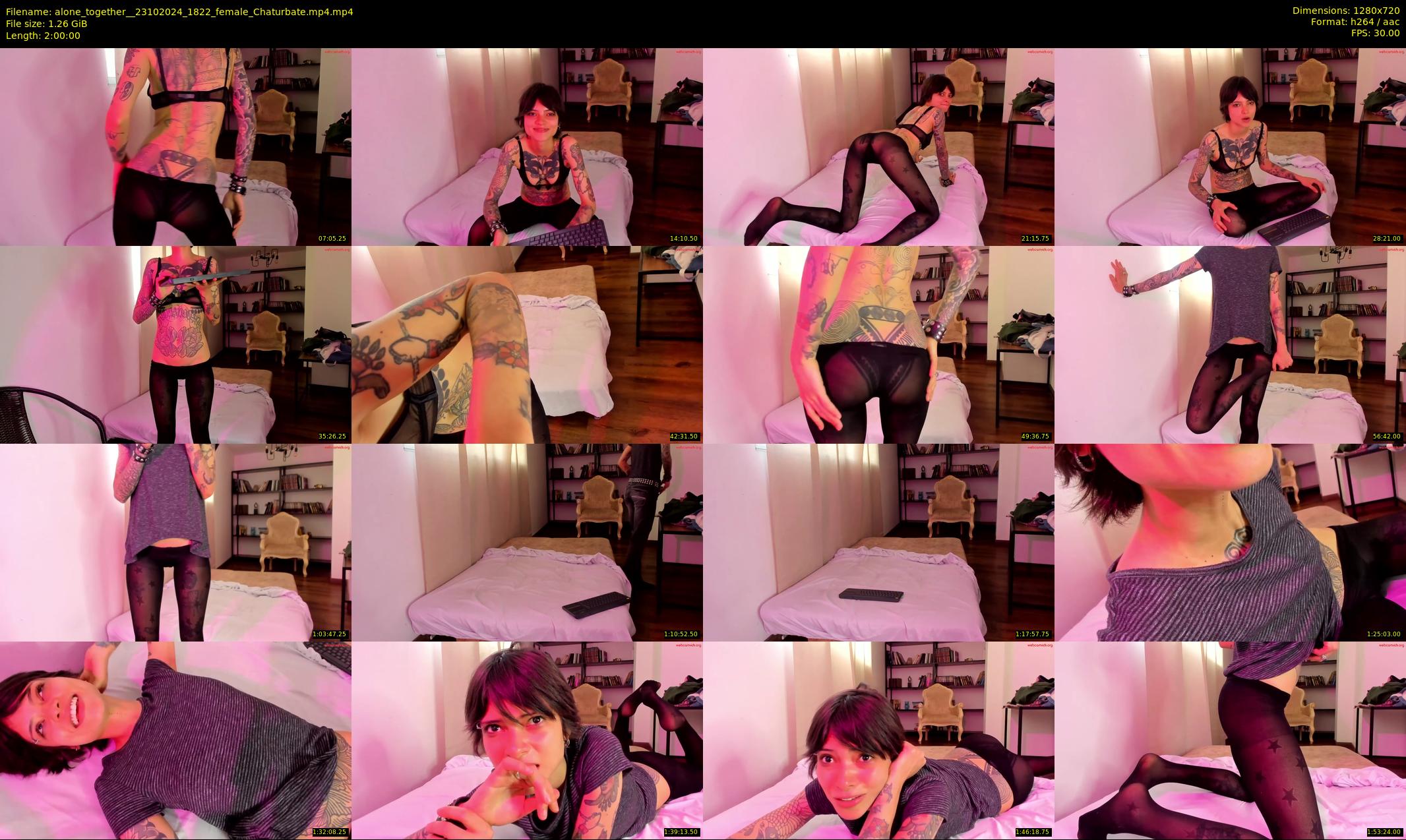 alone_together_ — 120 minute Chaturbate female cam show recording, 720p, Oct 23, 2024