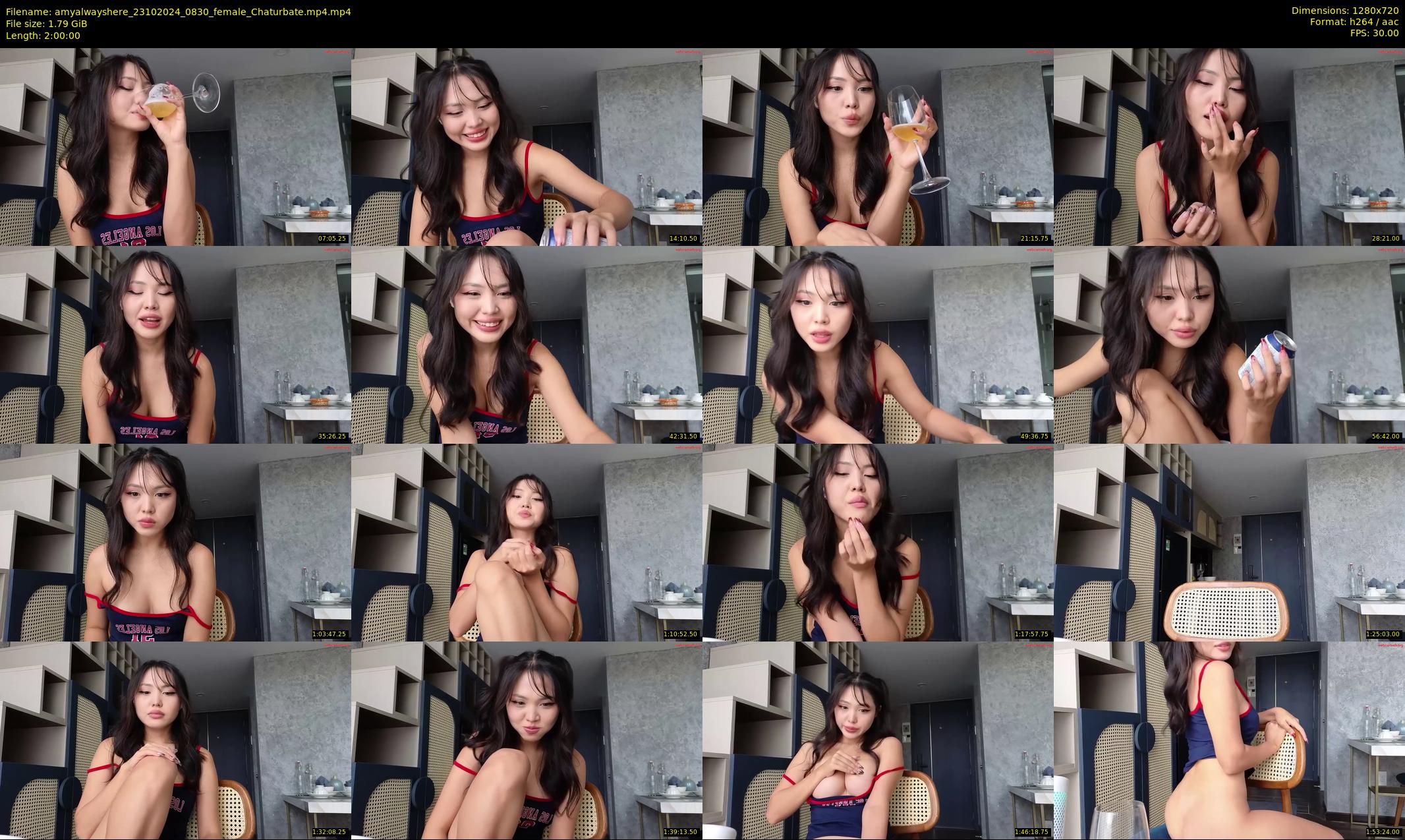 amyalwayshere — 120 minute Chaturbate female cam show recording, 720p, Oct 23, 2024