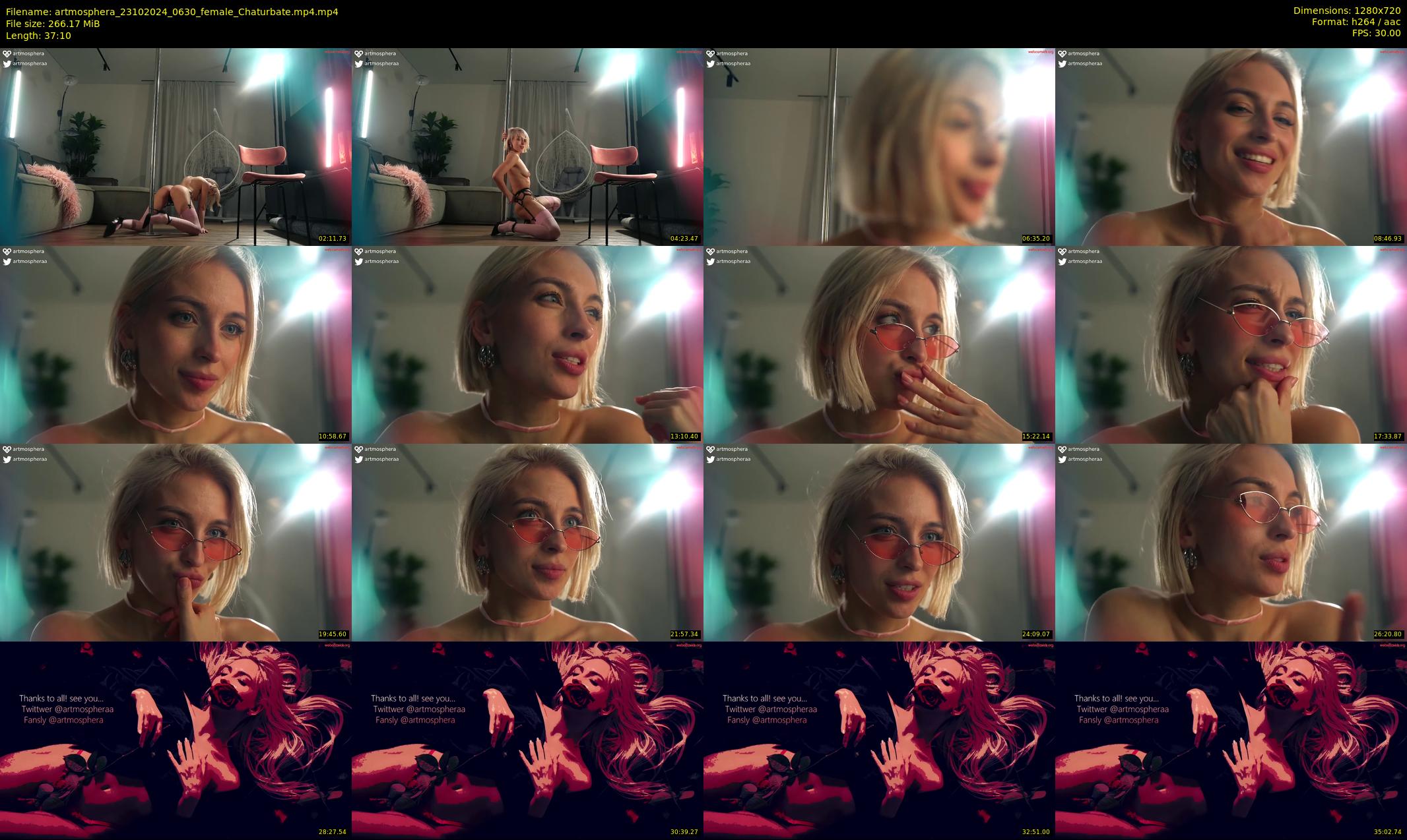 artmosphera — 38 minute Chaturbate female cam show recording, 720p, Oct 23, 2024