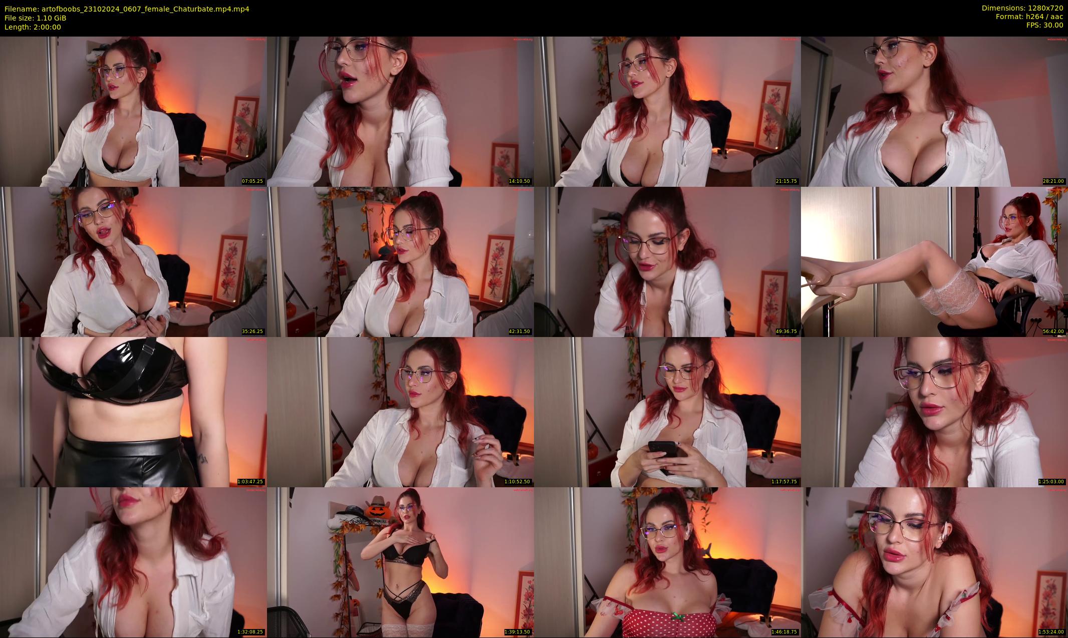 artofboobs — 120 minute Chaturbate female cam show recording, 720p, Oct 23, 2024