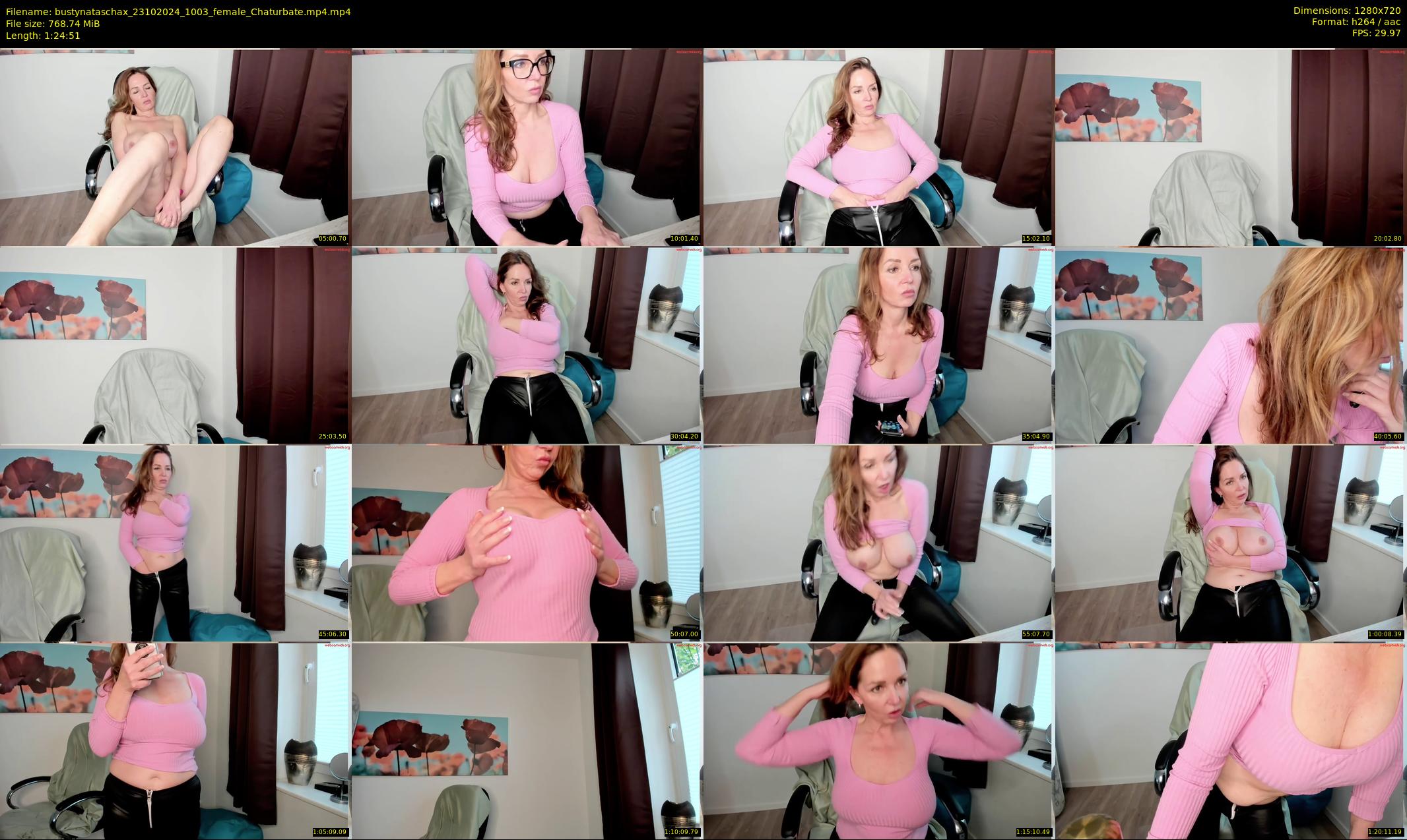 bustynataschax — 85 minute Chaturbate female cam show recording, 720p, Oct 23, 2024