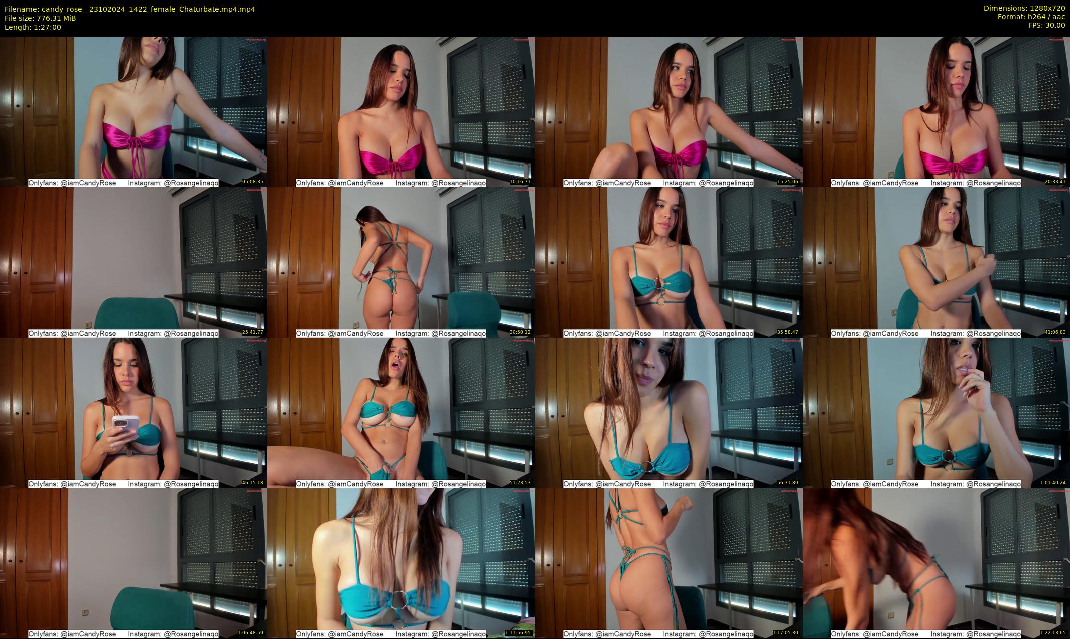 candy_rose_ — 87 minute Chaturbate female cam show recording, 720p, Oct 23, 2024