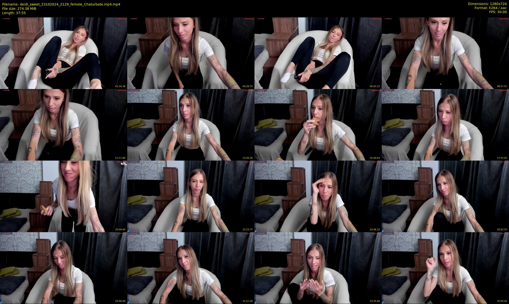 deidi_sweet — 38 minute Chaturbate female cam show recording, 720p, Oct 23, 2024