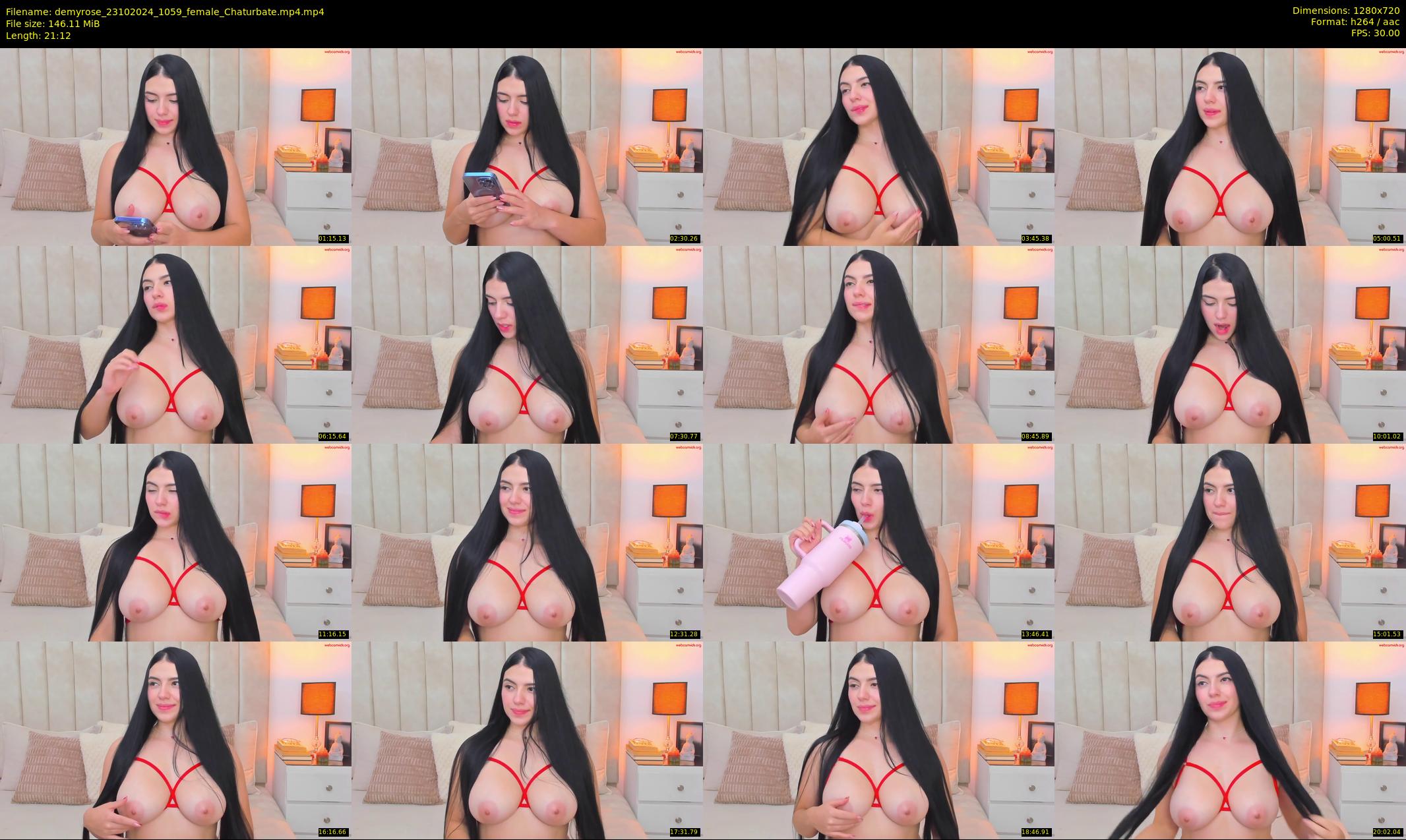 demyrose — 22 minute Chaturbate female cam show recording, 720p, Oct 23, 2024