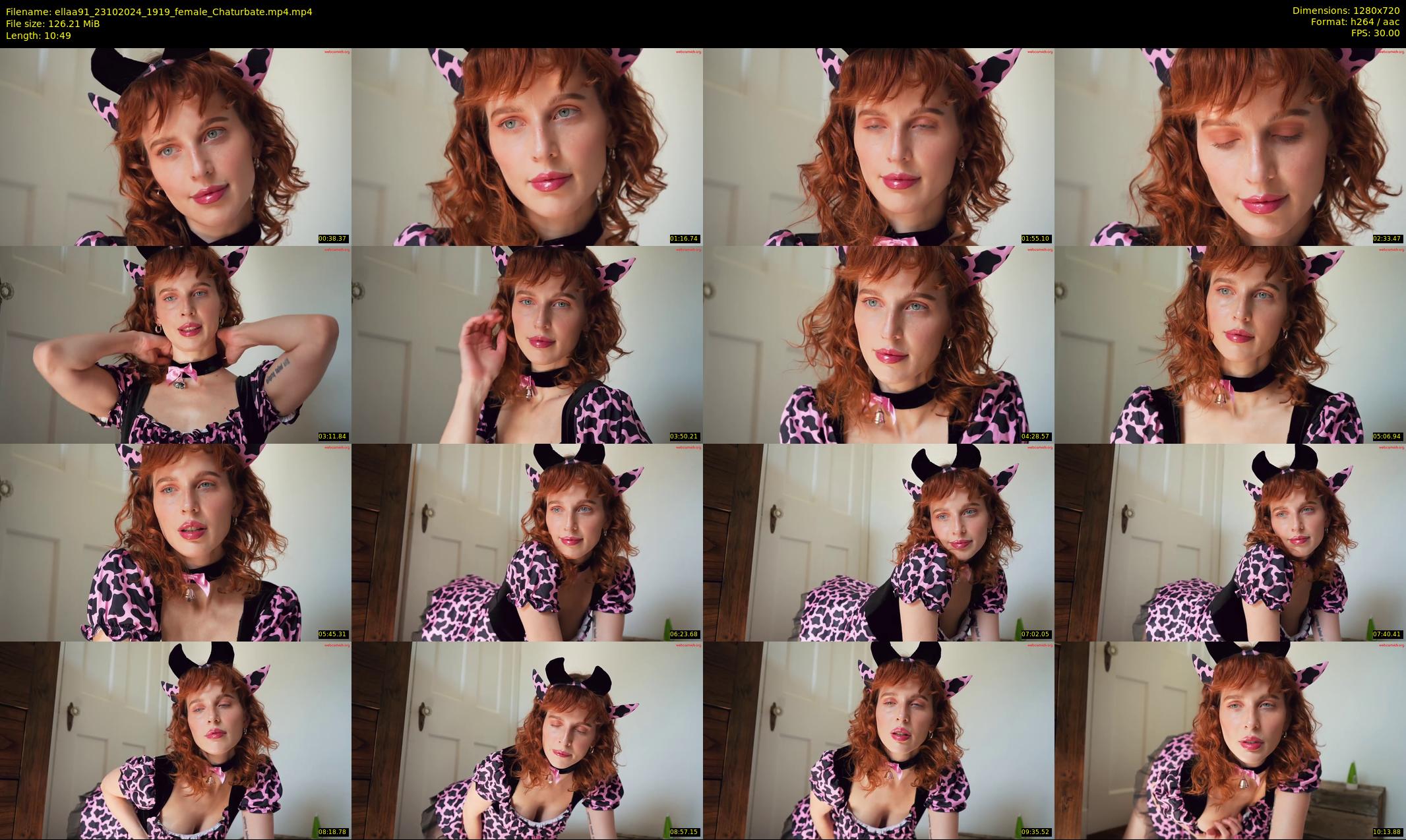 ellaa91 — 11 minute Chaturbate female cam show recording, 720p, Oct 23, 2024