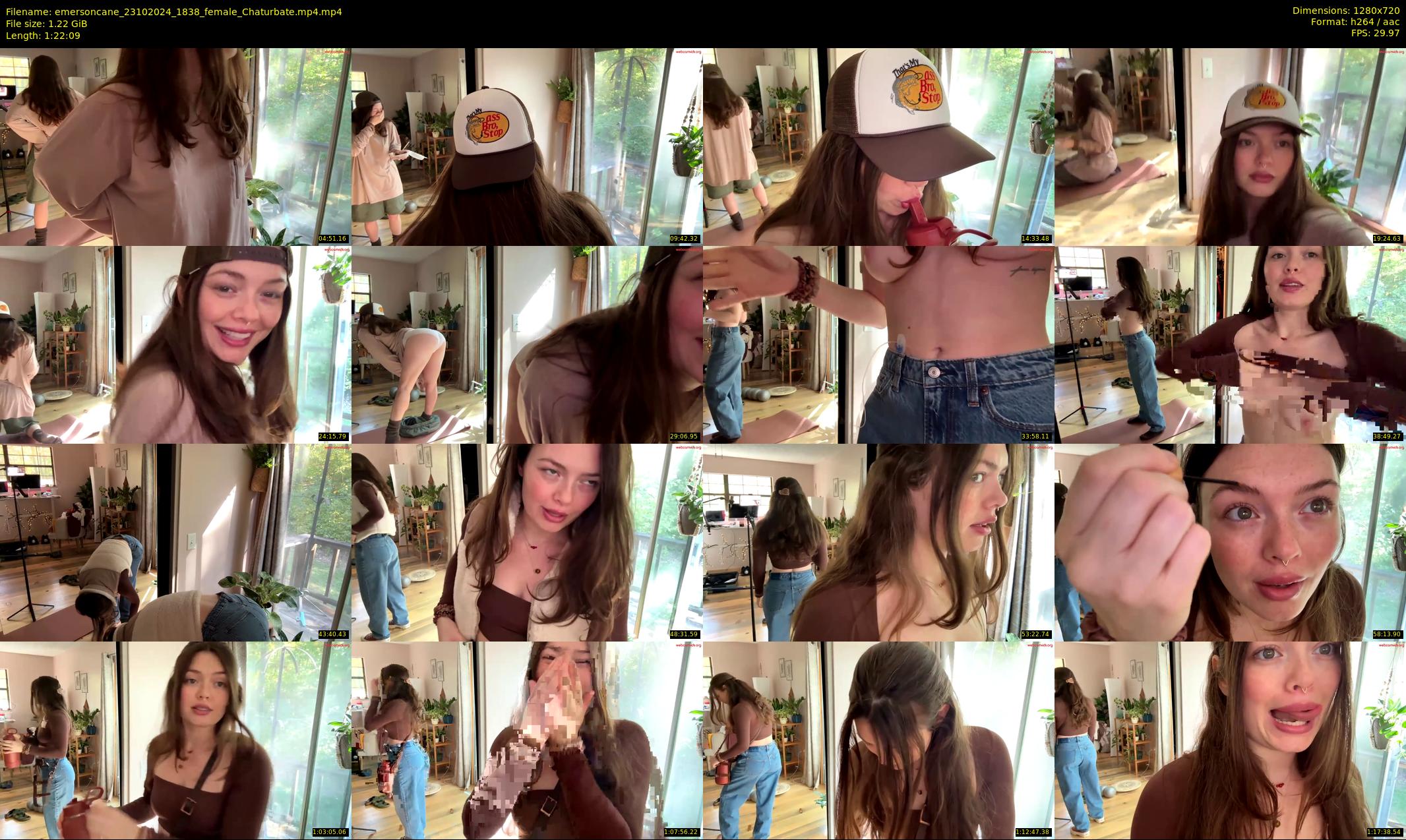 emersoncane — 83 minute Chaturbate female cam show recording, 720p, Oct 23, 2024