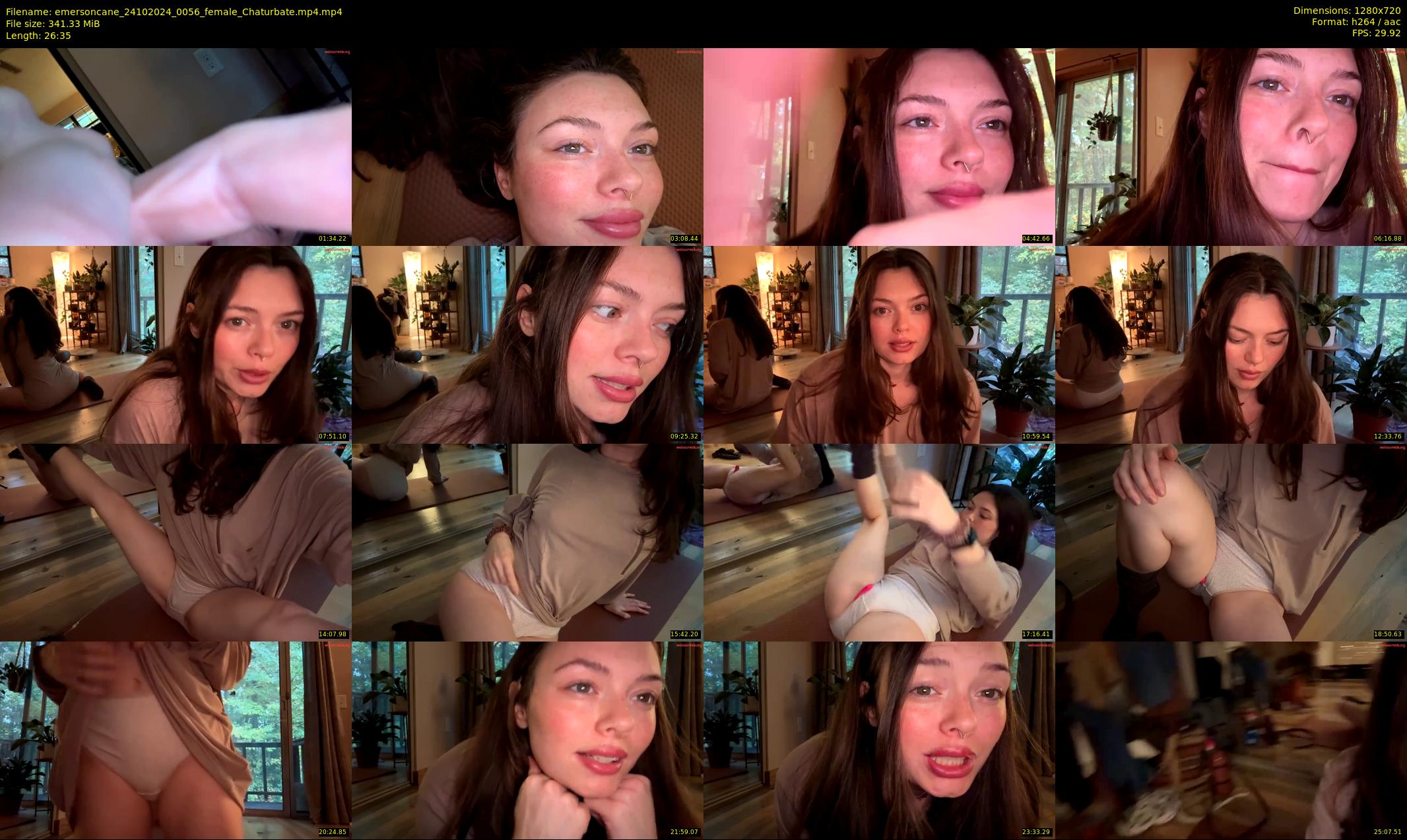 emersoncane — 27 minute Chaturbate female cam show recording, 720p, Oct 24, 2024