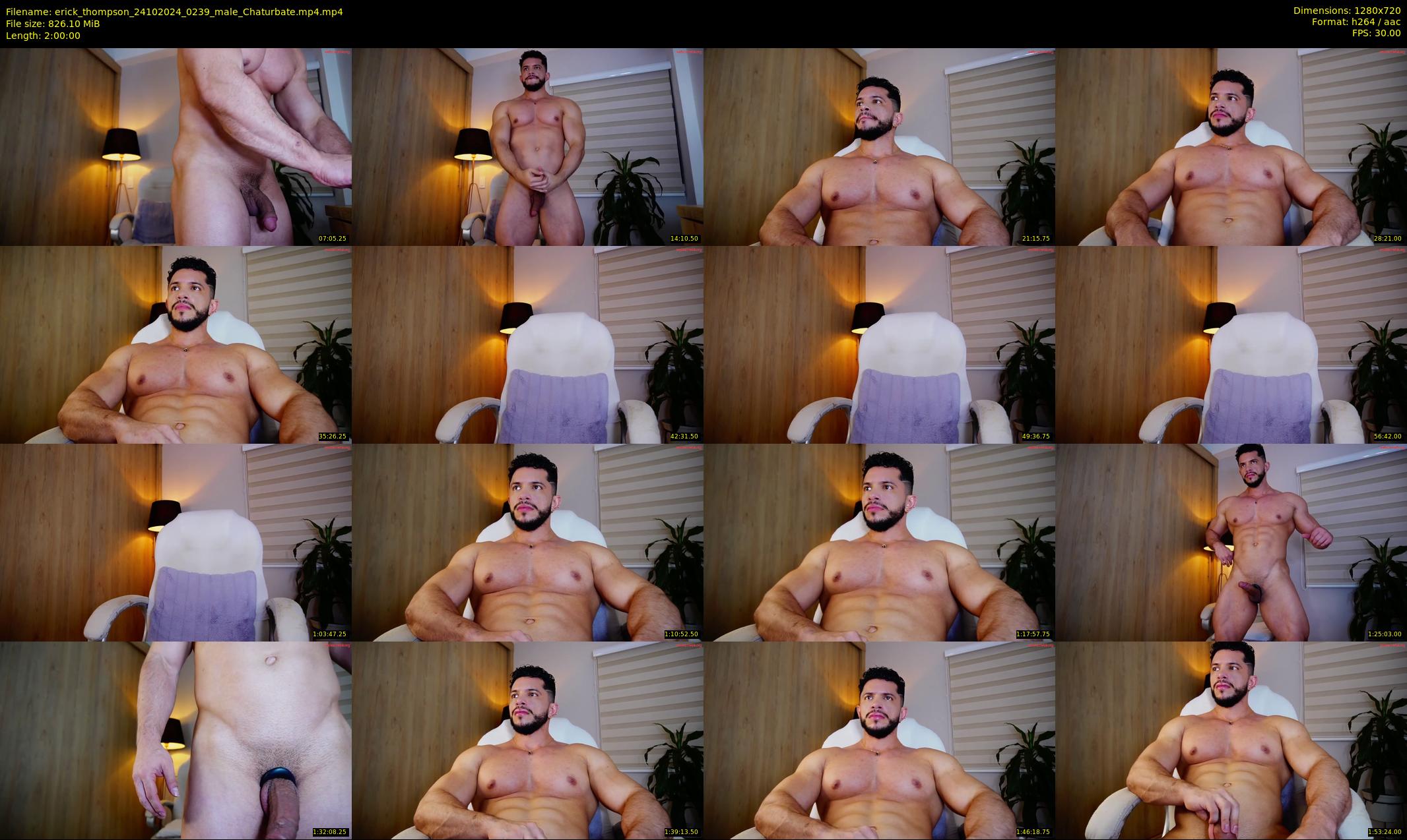 erick_thompson — 120 minute Chaturbate male cam show recording, 720p, Oct 24, 2024