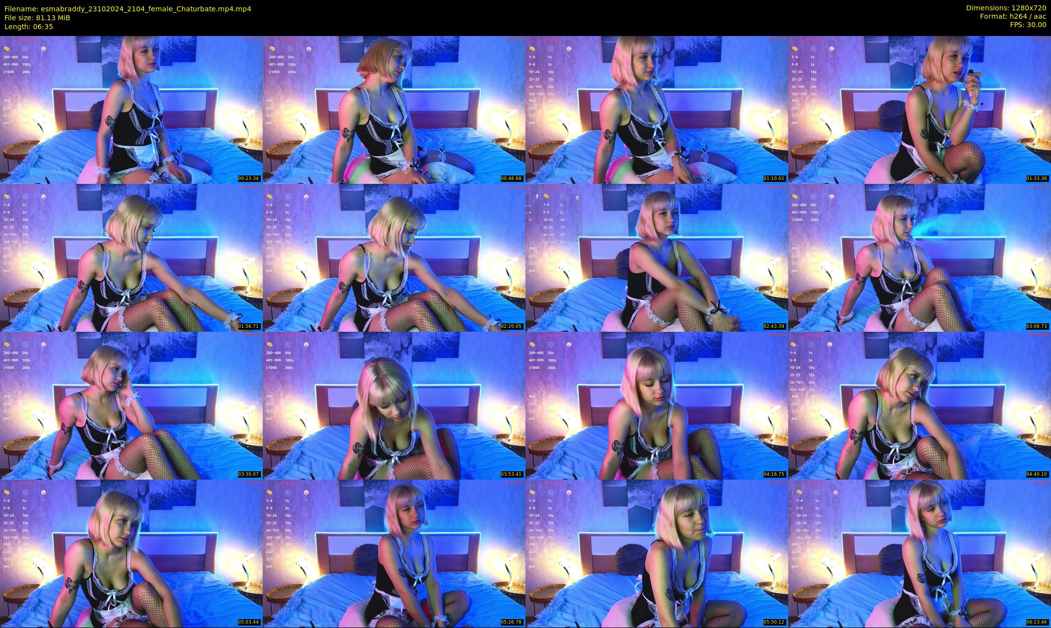 esmabraddy — 7 minute Chaturbate female cam show recording, 720p, Oct 23, 2024