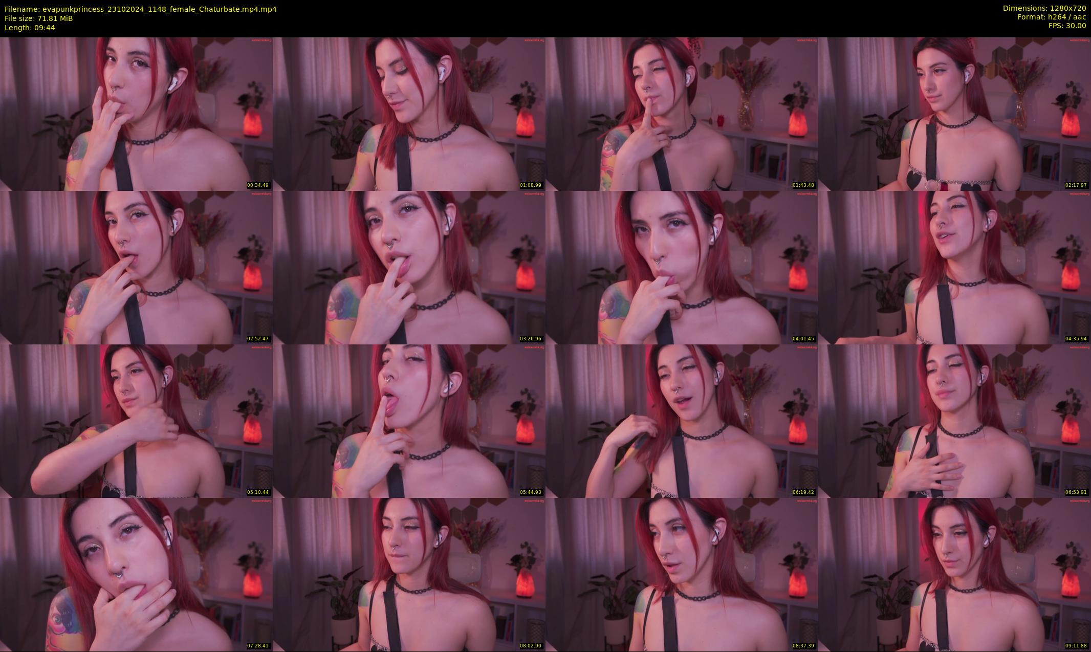 evapunkprincess — 10 minute Chaturbate female cam show recording, 720p, Oct 23, 2024