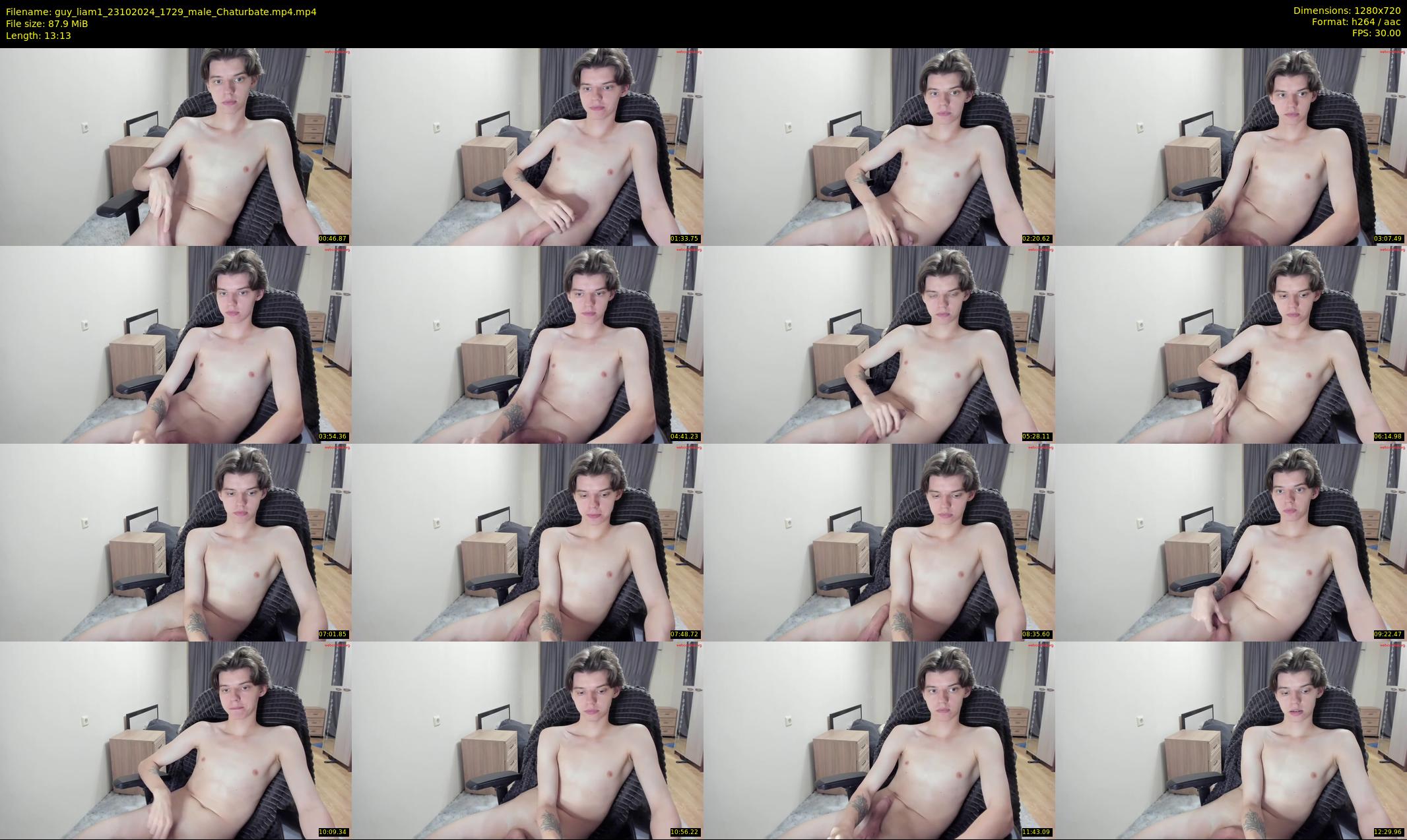 guy_liam1 — 14 minute Chaturbate male cam show recording, 720p, Oct 23, 2024